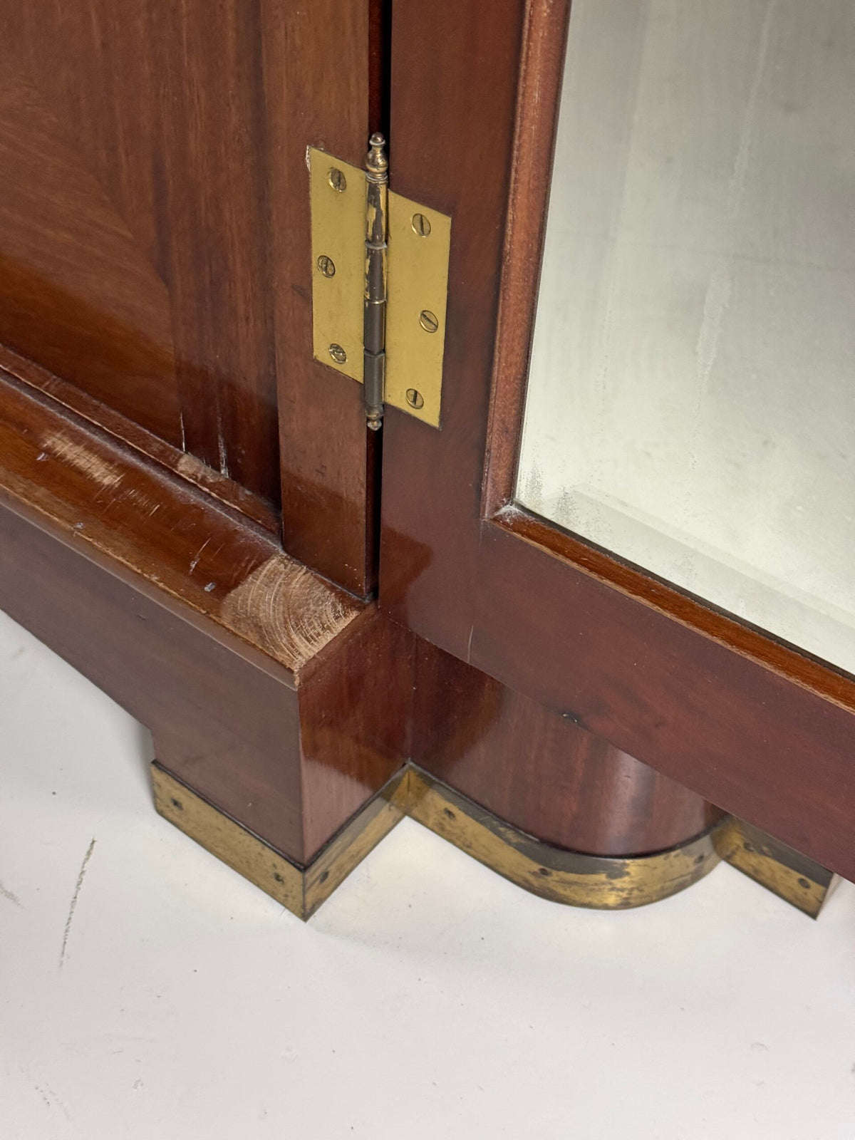 Art Deco Mahogany Gentleman's Wardrobe, Belgium, 1920 to 1940, photo 14
