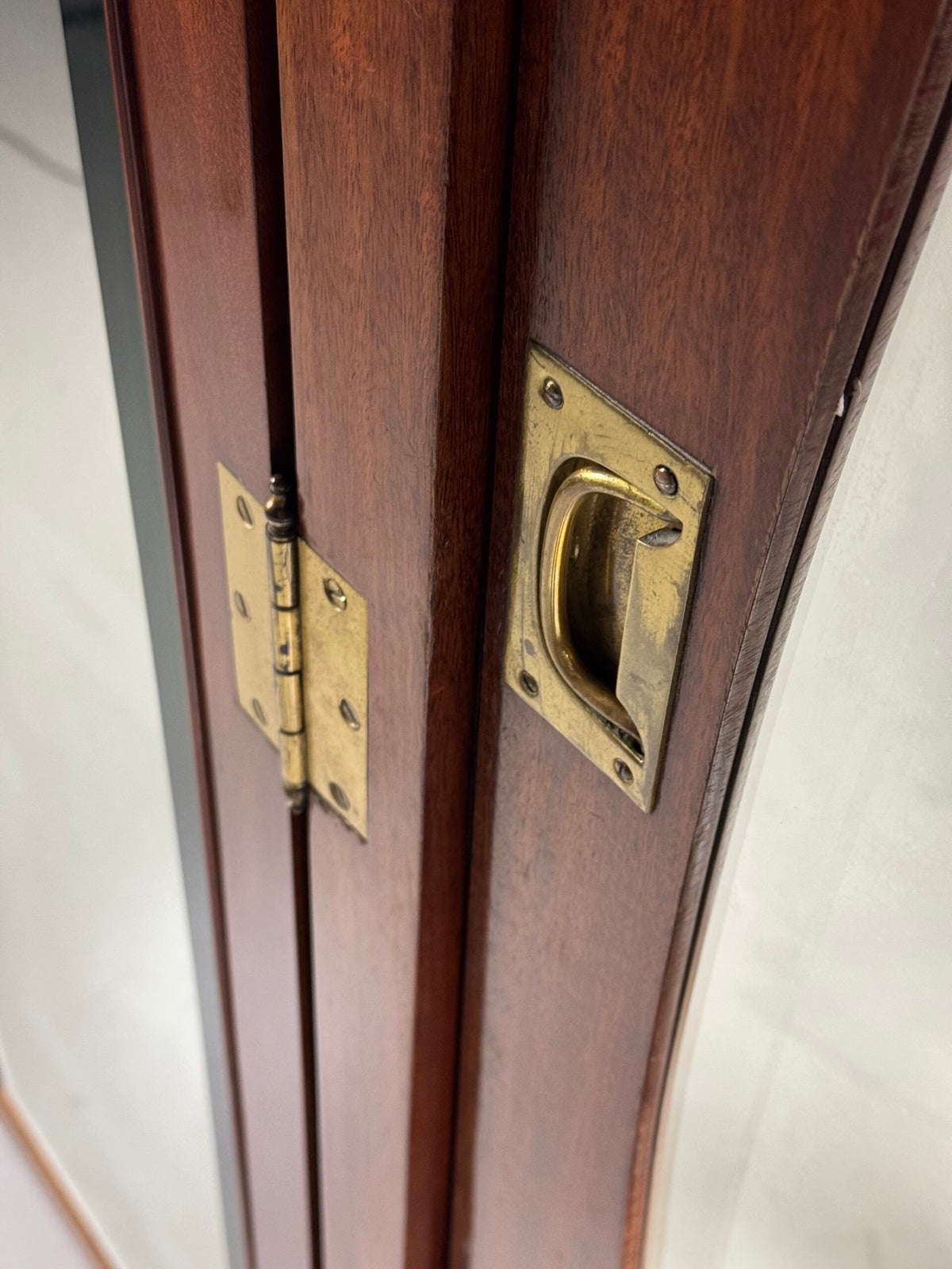 Art Deco Mahogany Gentleman's Wardrobe, Belgium, 1920 to 1940, photo 28