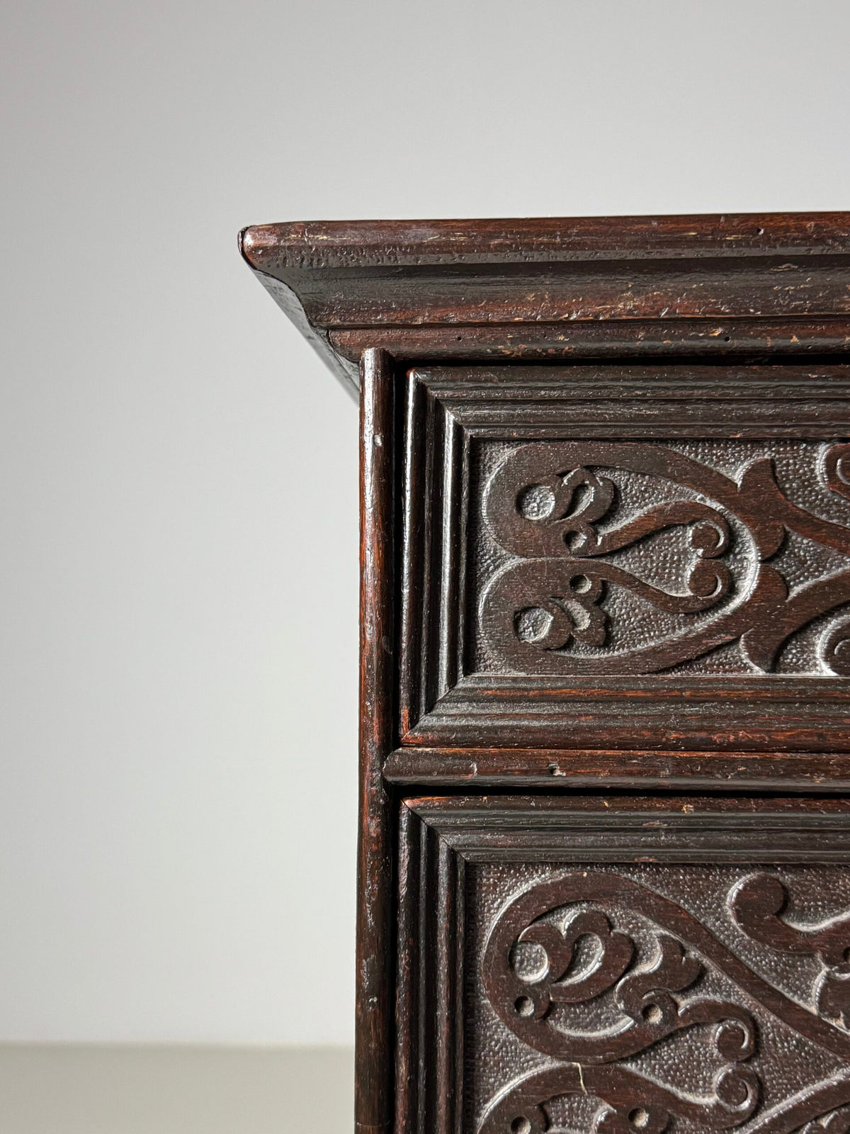 English Oak Chest on Stand, 19th Century, photo 17