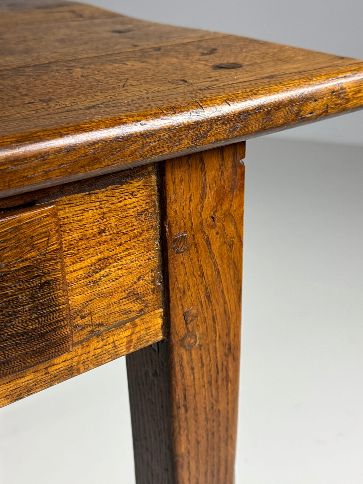 French Oak Farmhouse Dining Table with Ten Drawers, 250 cm, photo 10