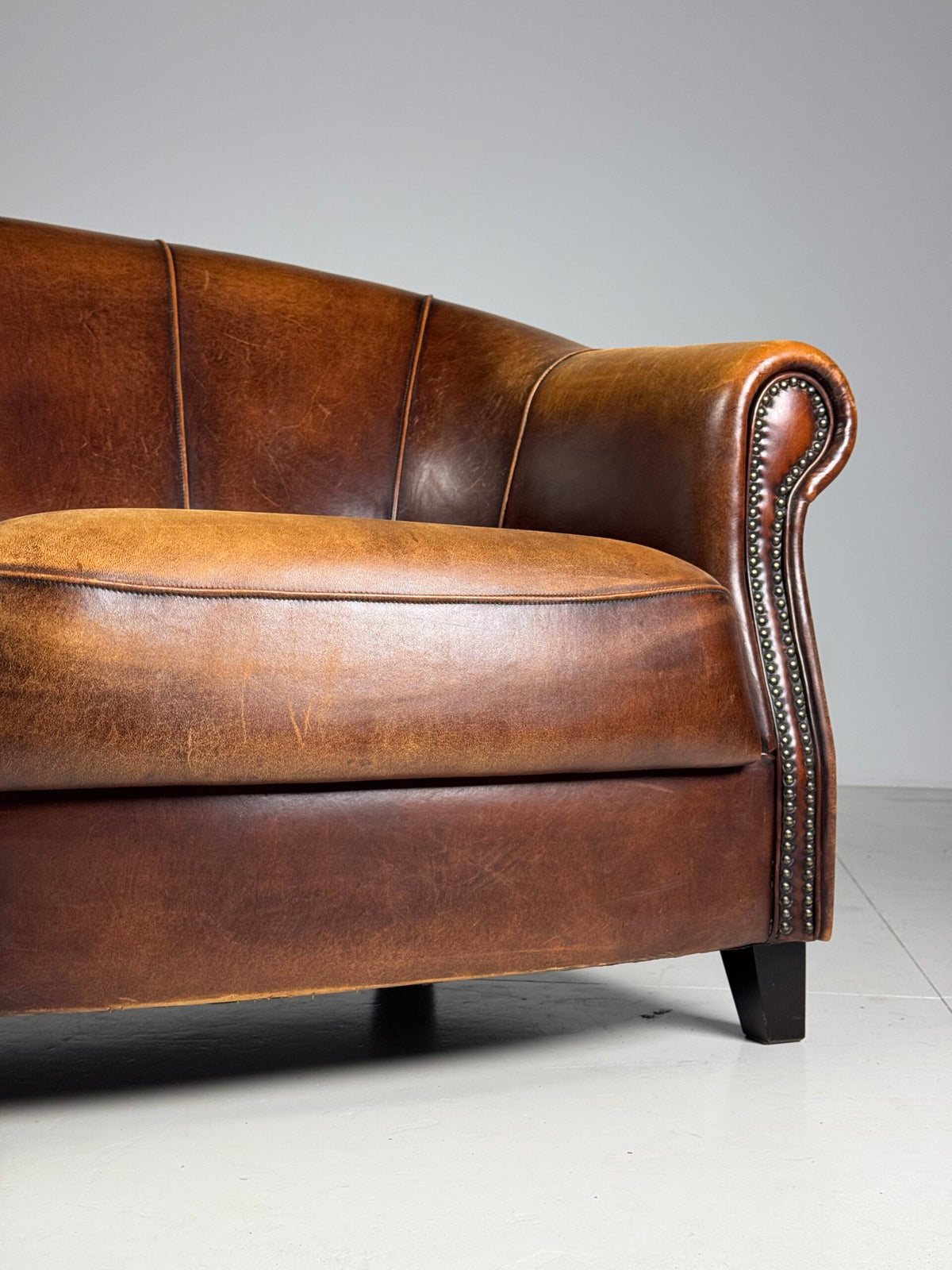 Dutch Sheepskin Two Seater Sofa by Joris, photo 9