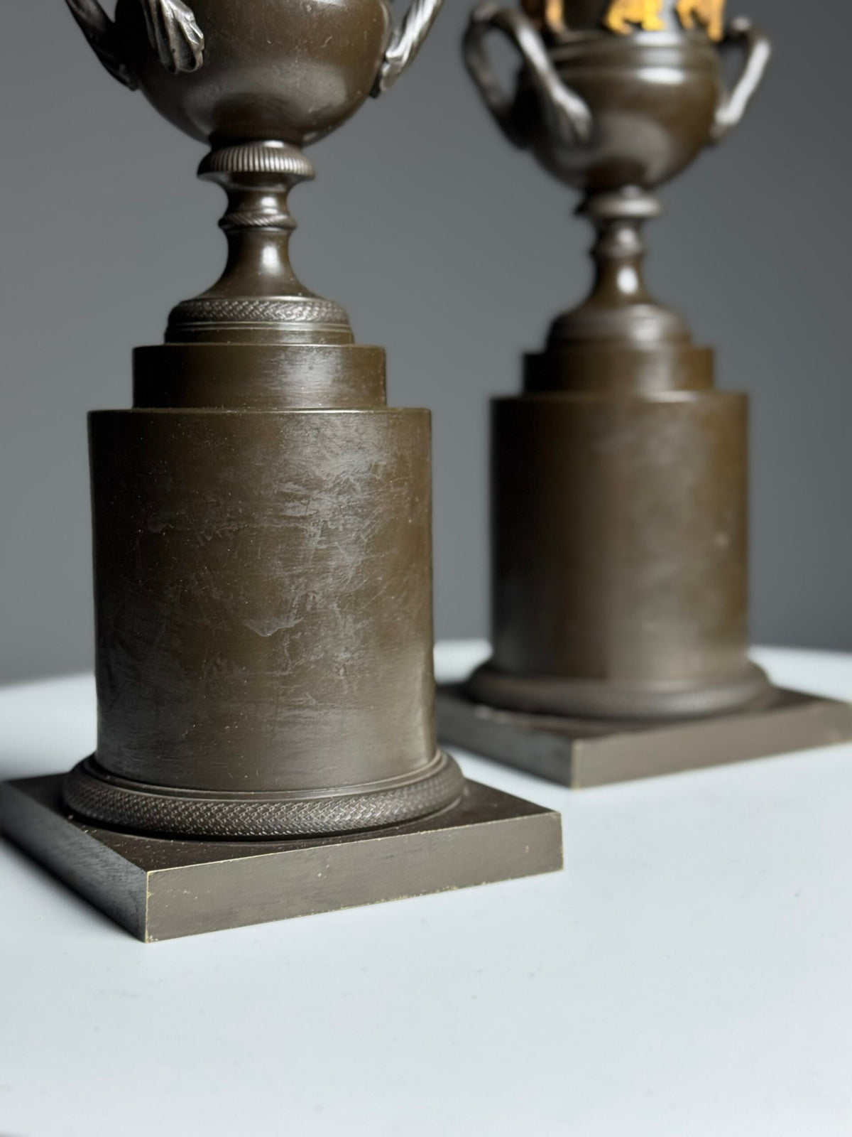 Pair of Medici Style Bronze Vases, France, 19th Century, photo 11