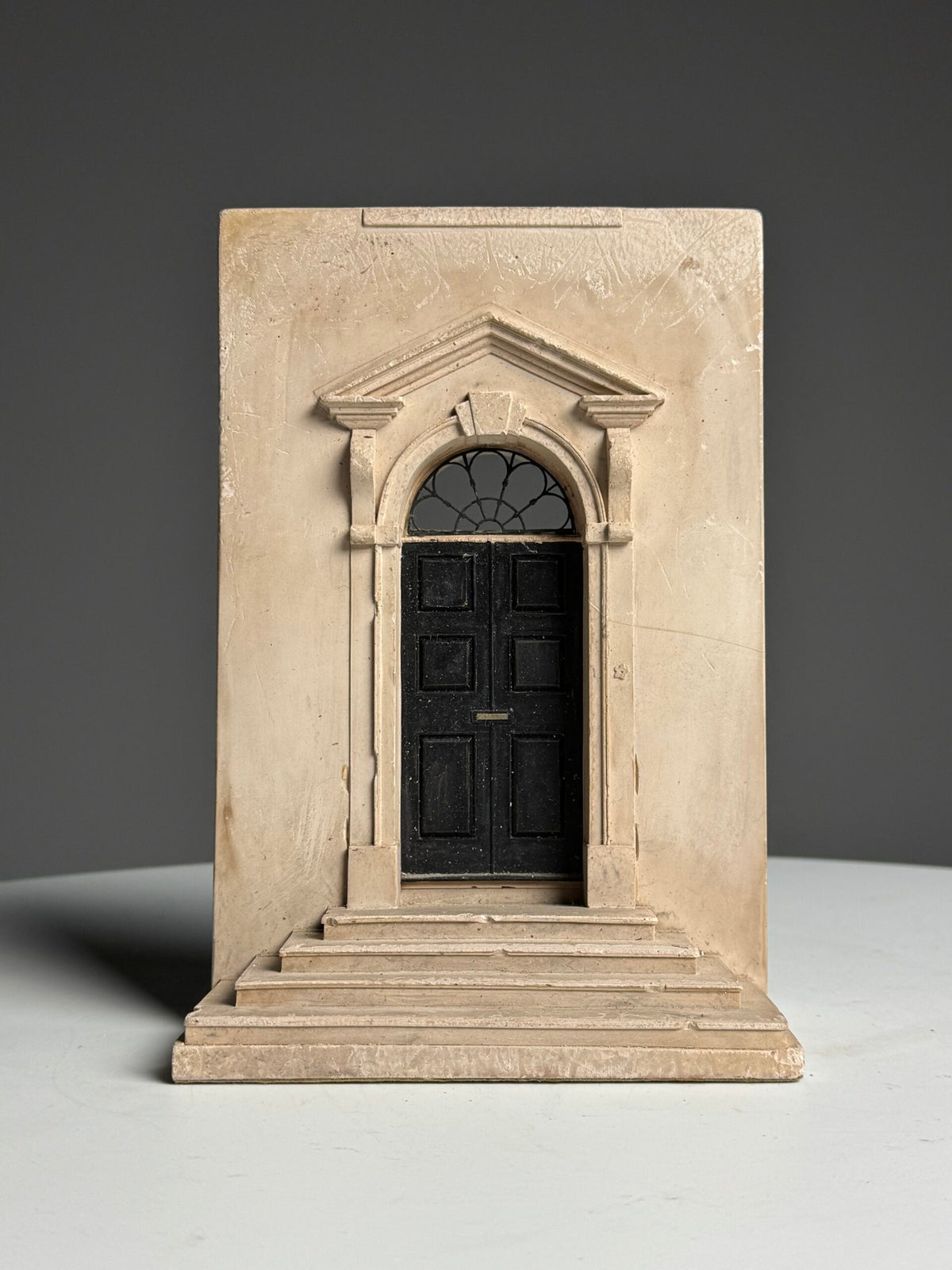 Architectural Scale Model of an Entrance with Doors and Stairs, photo 1