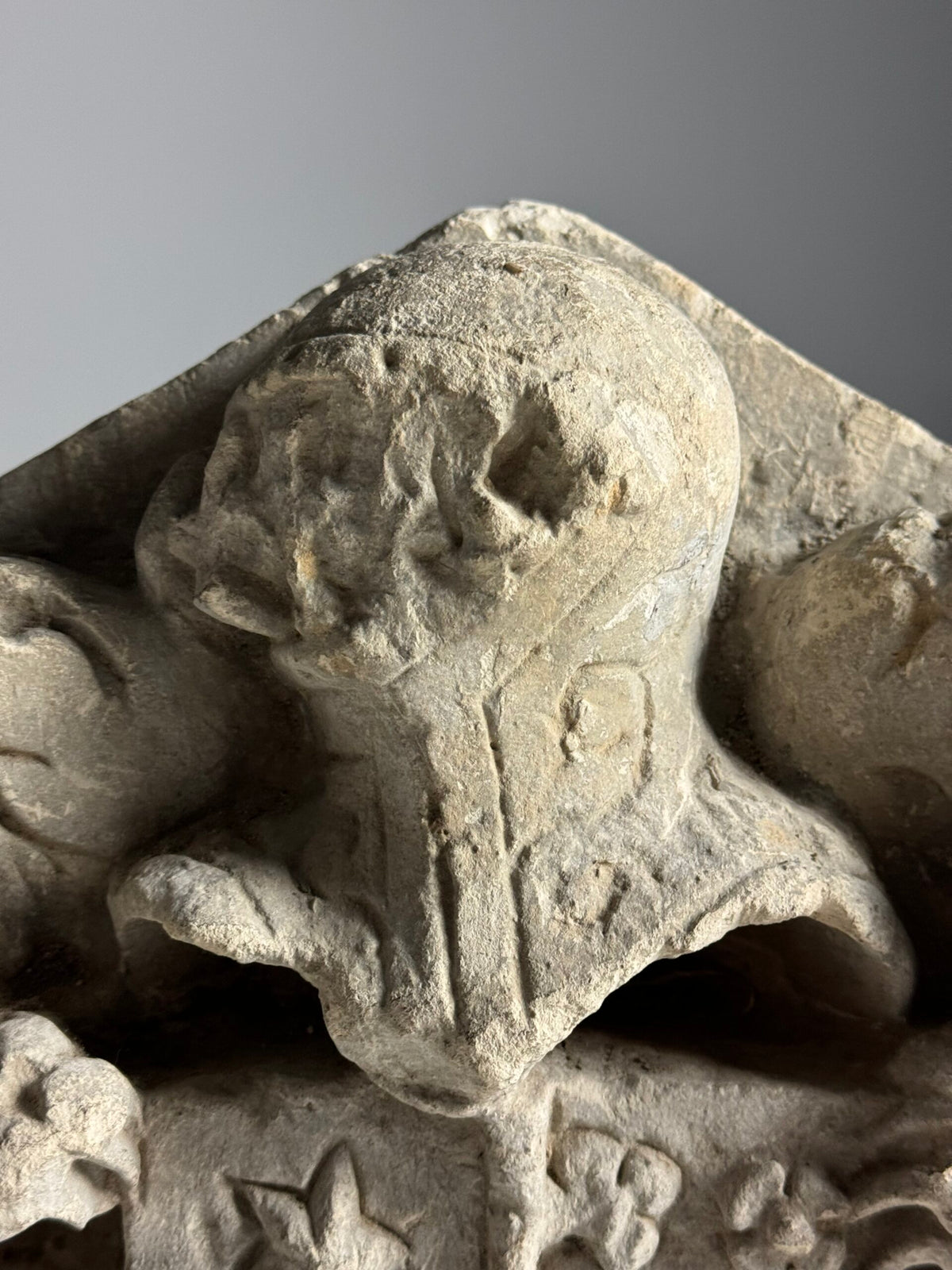 Hand Carved Limestone Coat of Arms, Dutch or Flemish, 18th Century, photo 8