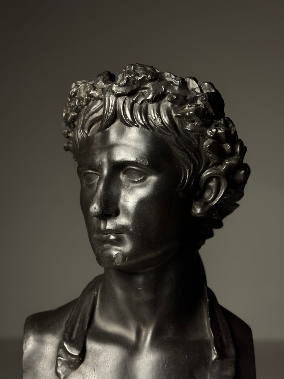 Life-size Plaster Bust of Emperor Augustus, c. 1890, photo 1