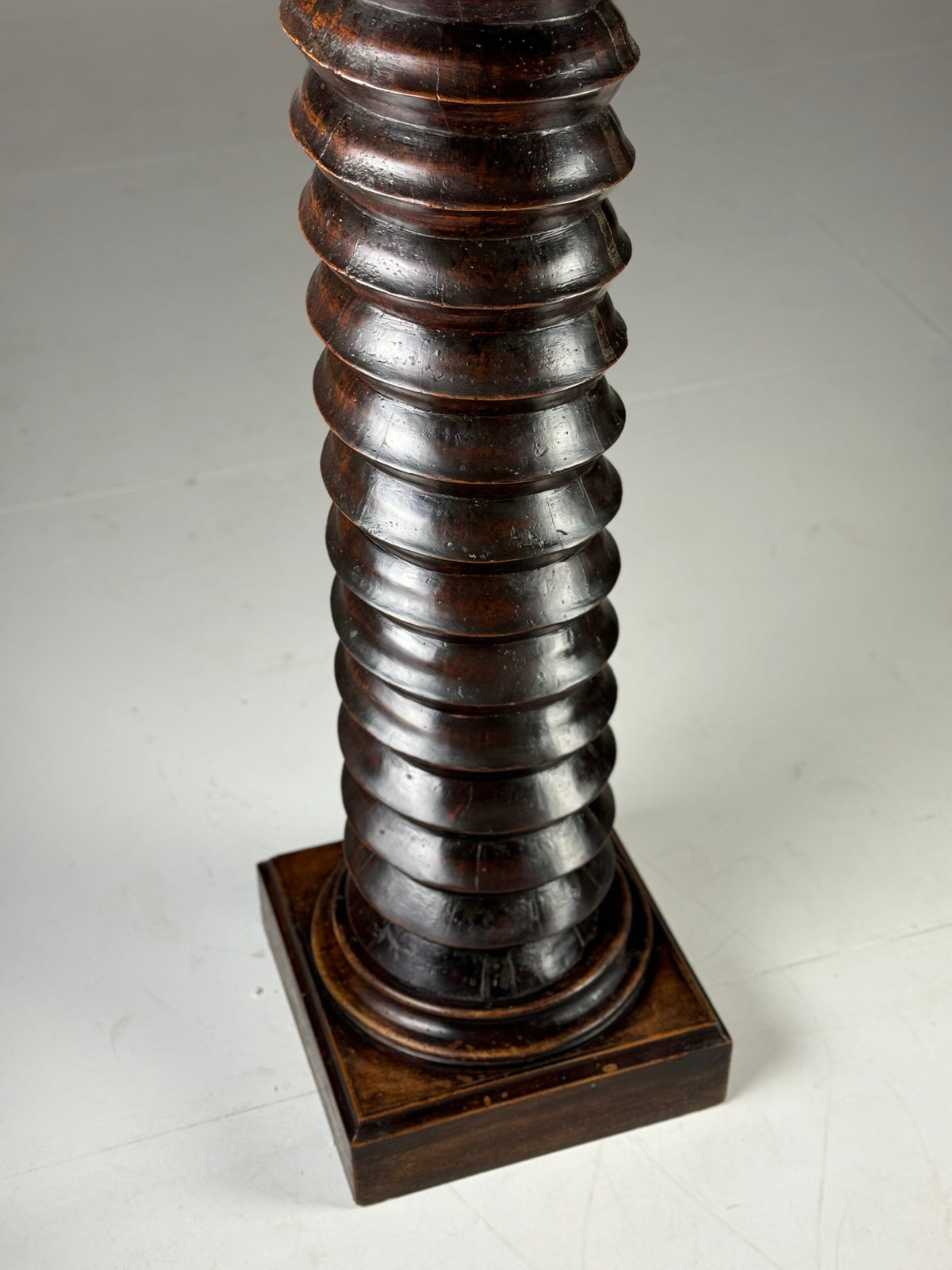 Large French Screw Column Pedestal, Early 20th Century, photo 6