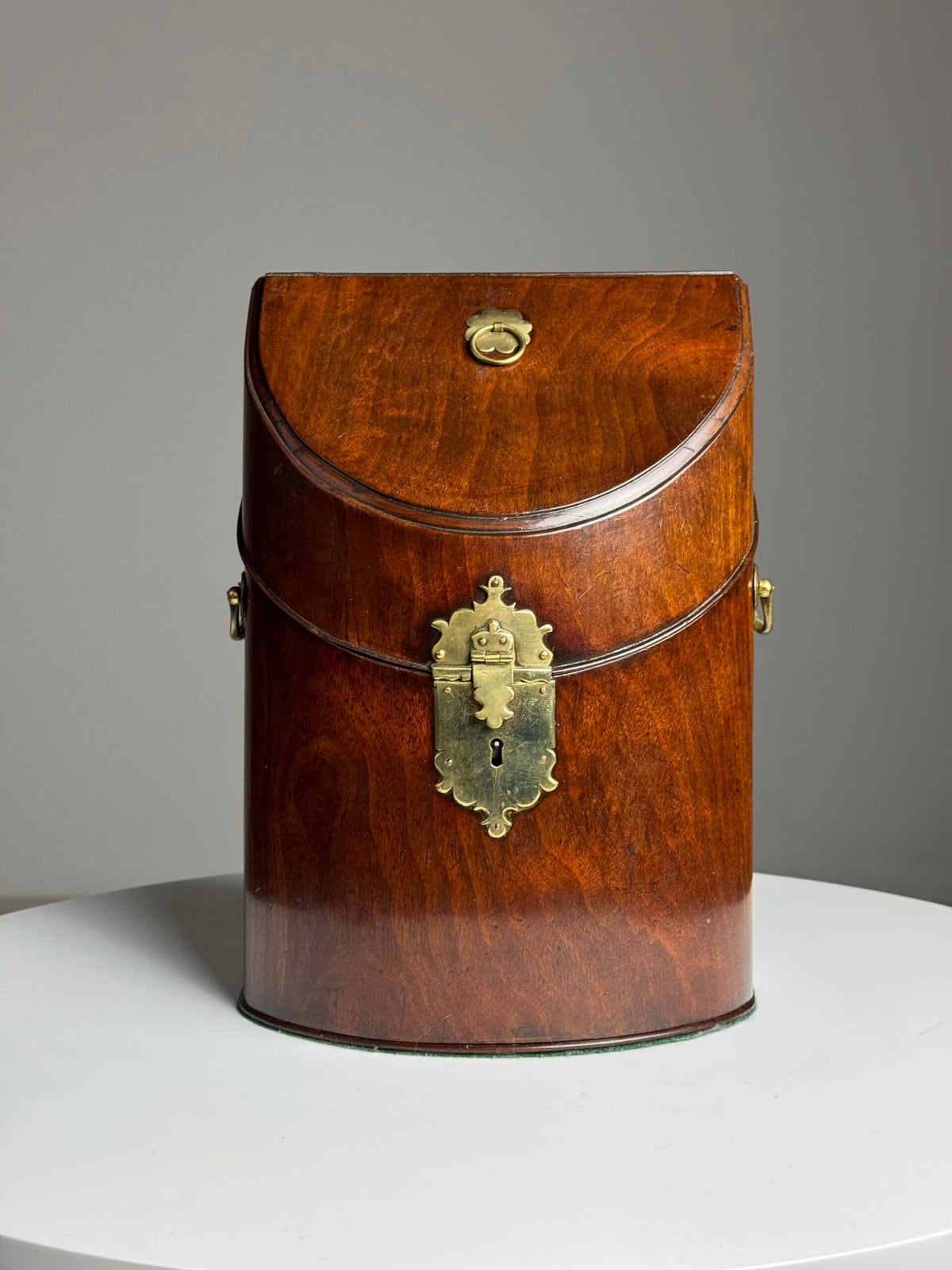 18th Century English Mahogany Cutlery Box Converted to Letter Holder, photo 1