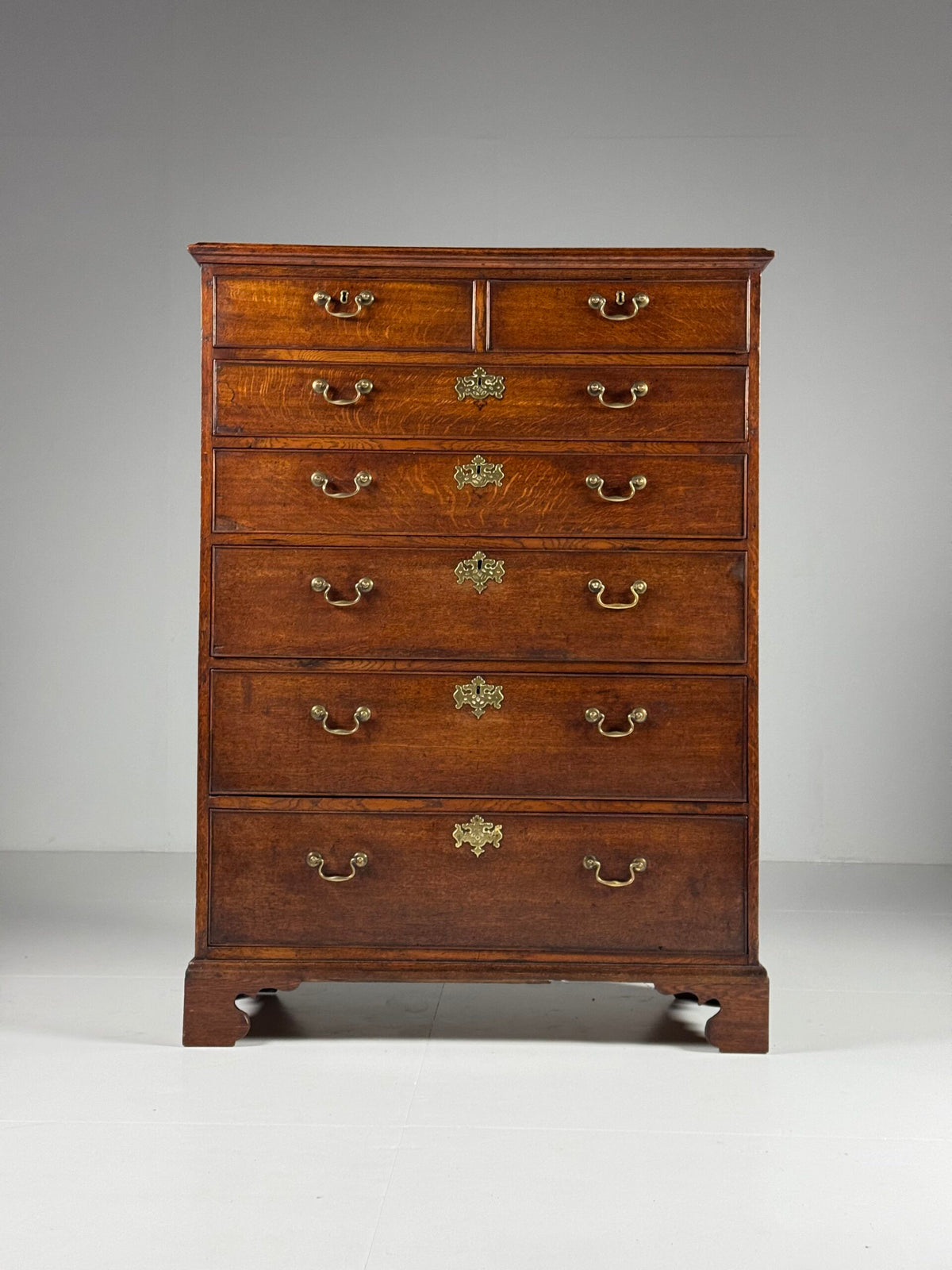 English Oak Tallboy Chest of Drawers, Early 19th Century, photo 24