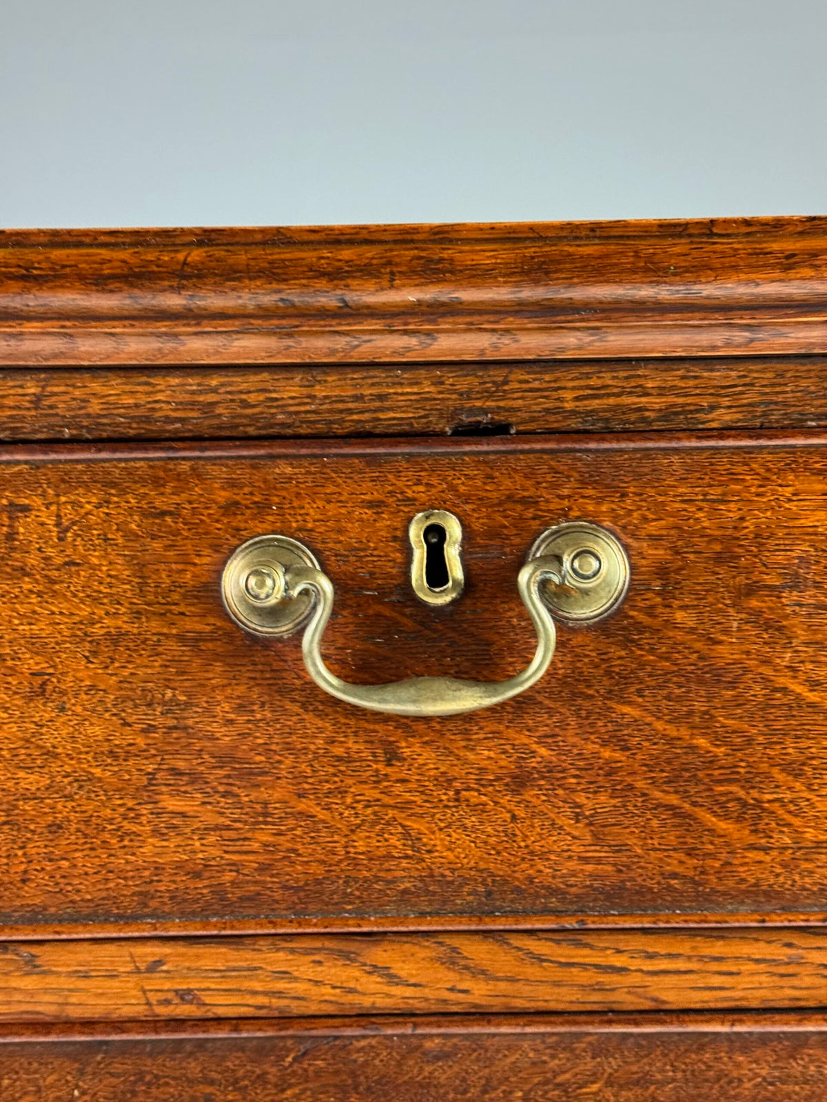 English Oak Tallboy Chest of Drawers, Early 19th Century, photo 13