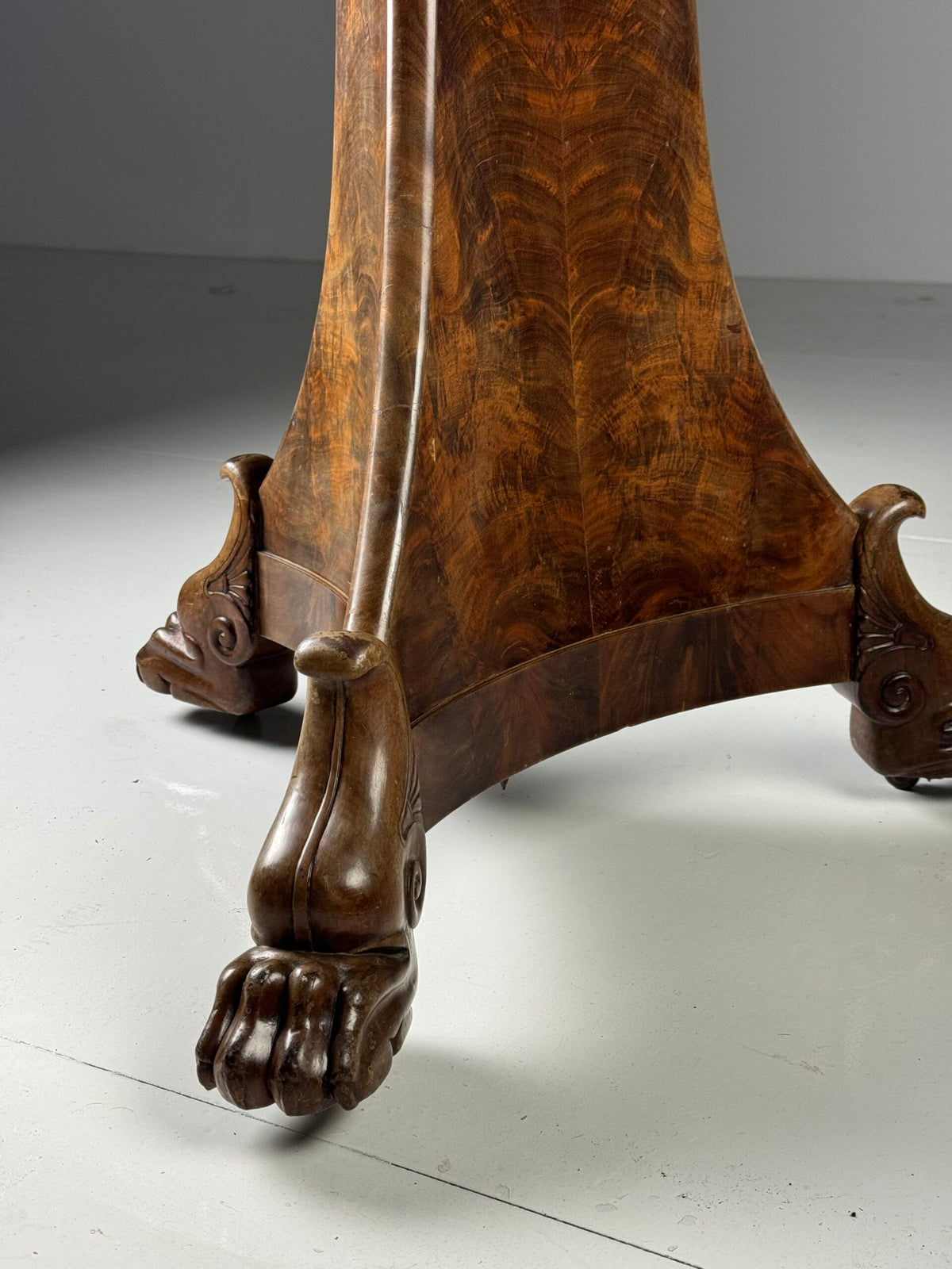 French Empire Mahogany Gueridon Center Table, Early 19th Century, photo 9
