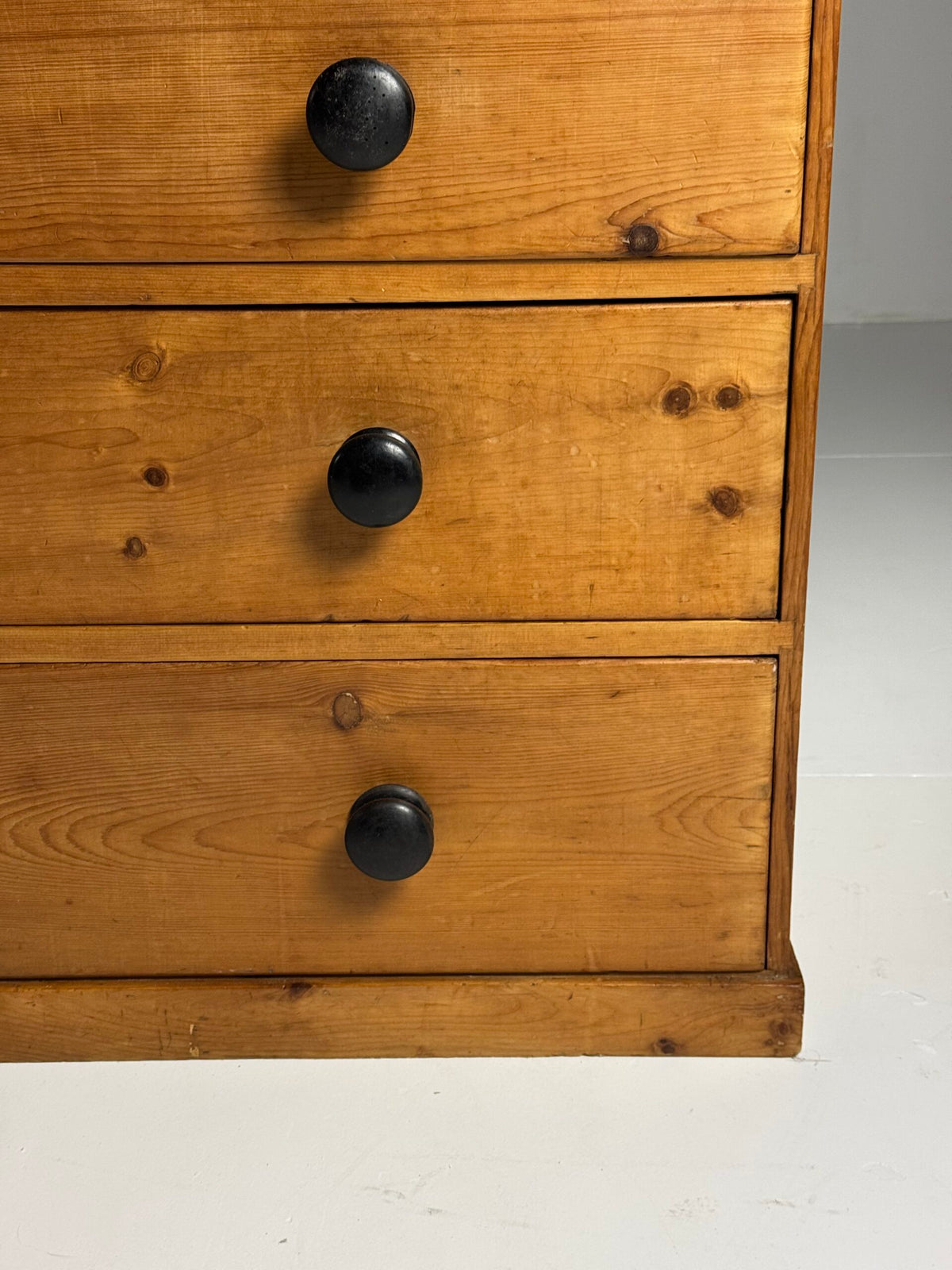 English Solid Pine Chest of Drawers, 19th Century, photo 12