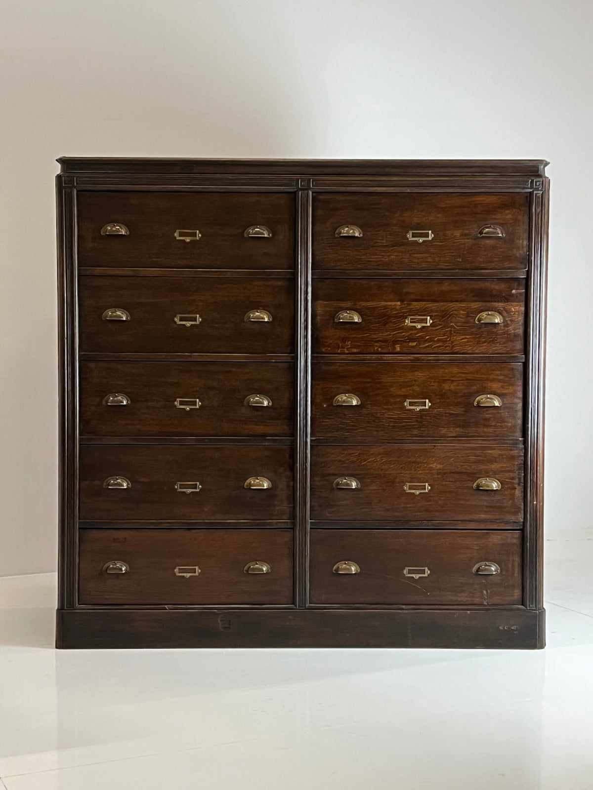 Solid Oak Apothecary Cabinet, Belgium c. 1900, photo 6