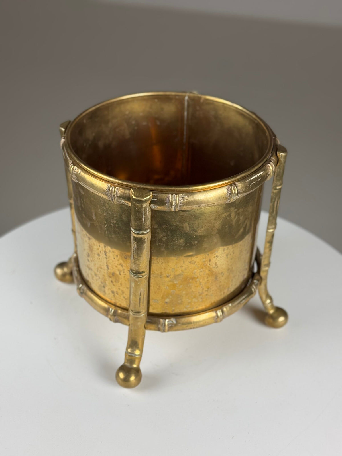 French Faux Bamboo Wine Cooler, Mid 20th Century, photo 12