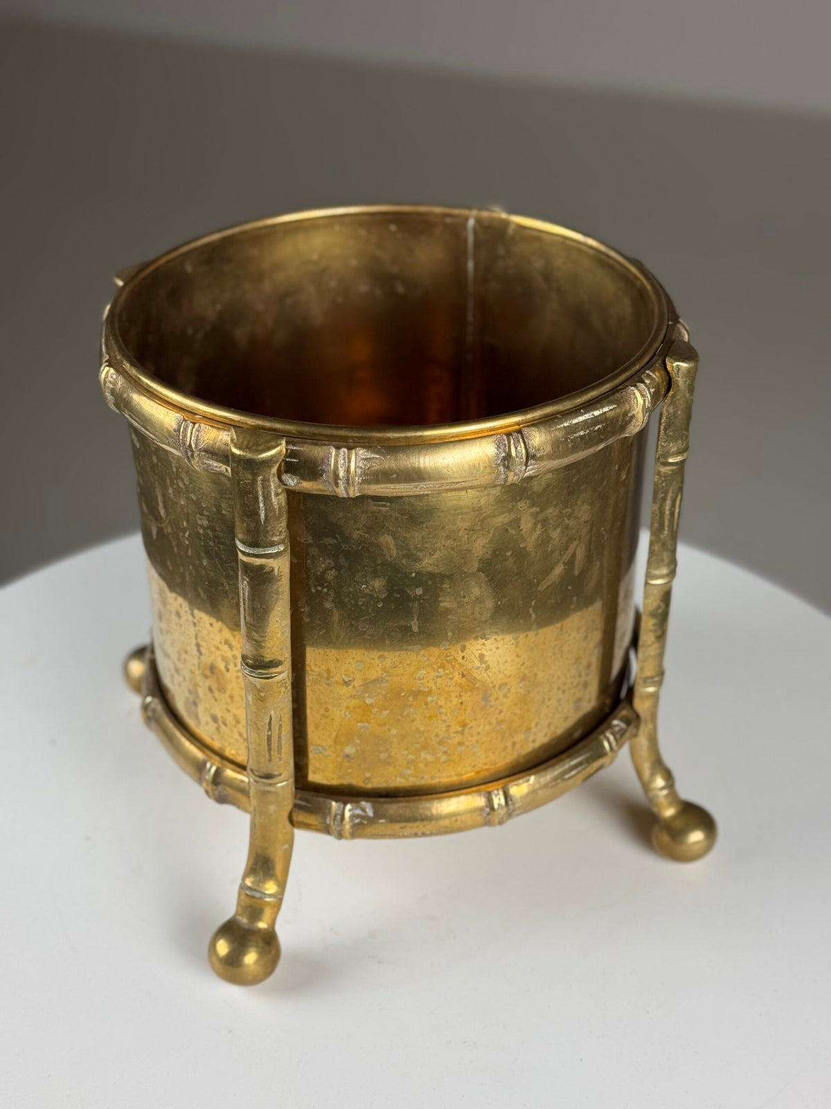 French Faux Bamboo Wine Cooler, Mid 20th Century, photo 11