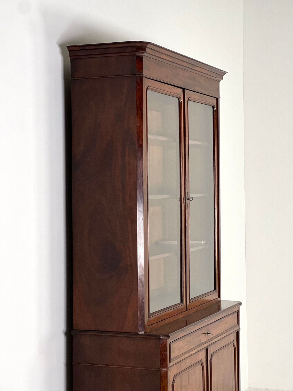Mahogany Bookcase or Display Cabinet, Late 19th Century, photo 2
