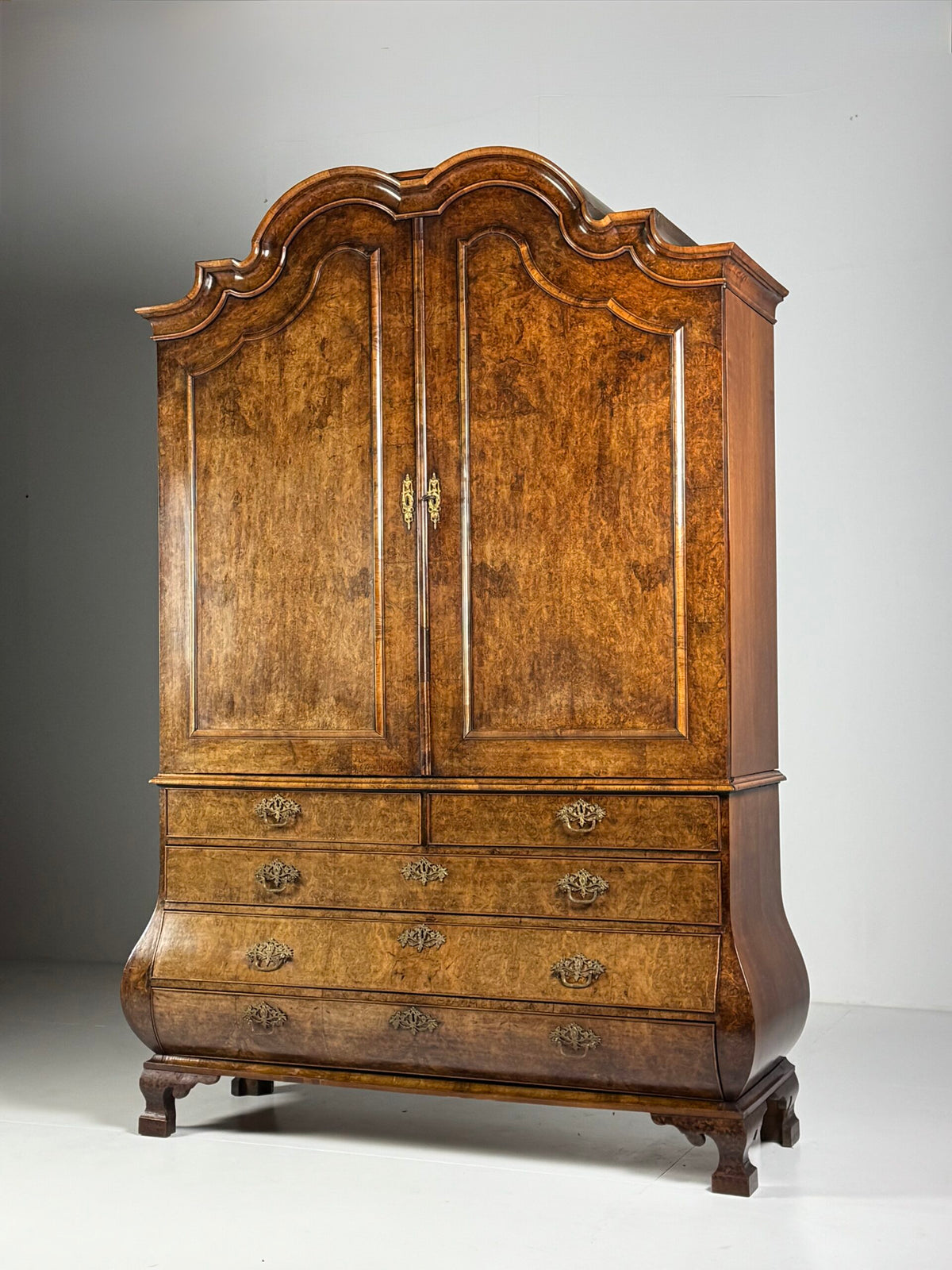 Dutch Burr Walnut Cabinet, circa 1780, photo 14
