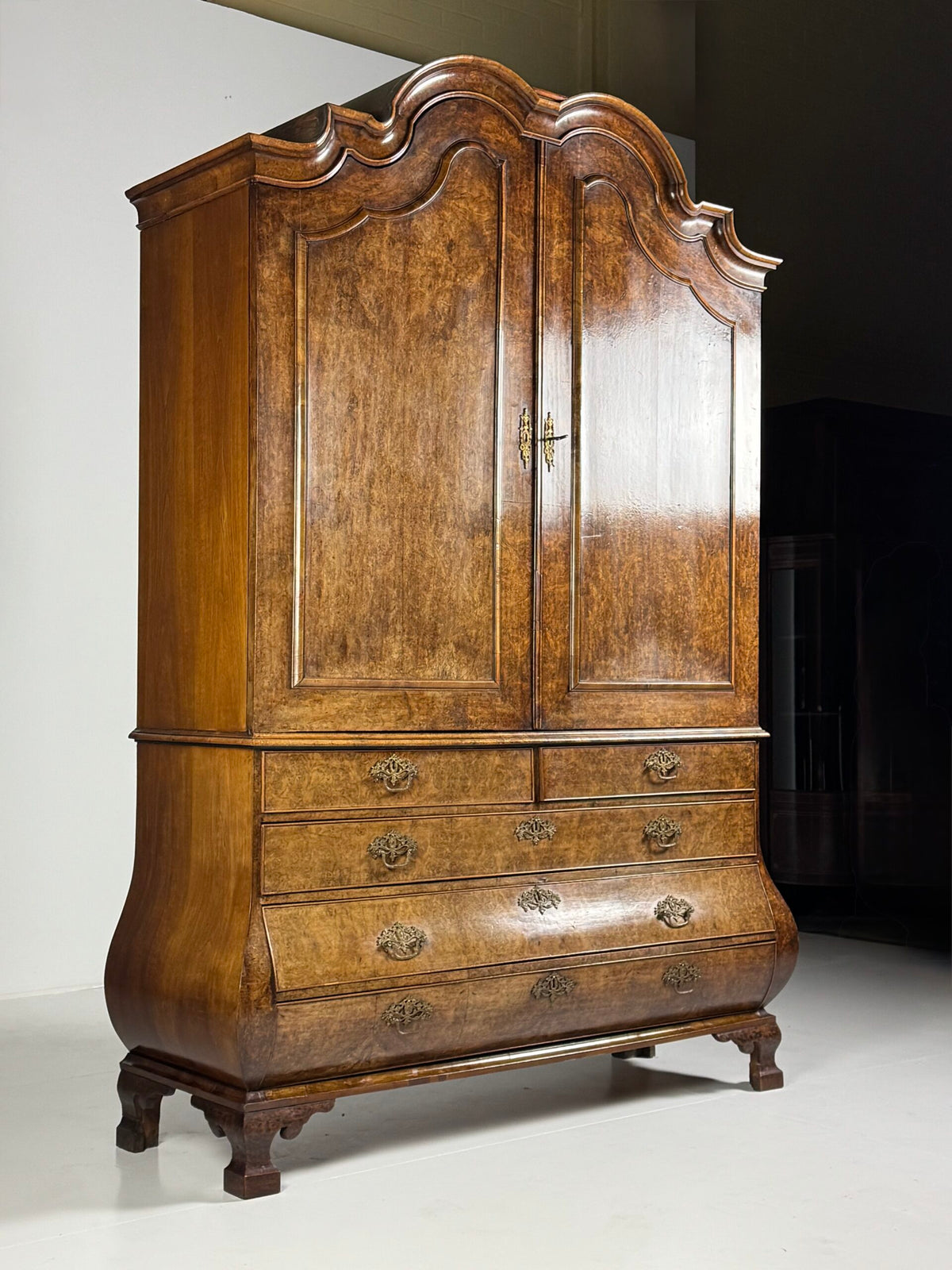 Dutch Burr Walnut Cabinet, circa 1780, photo 7