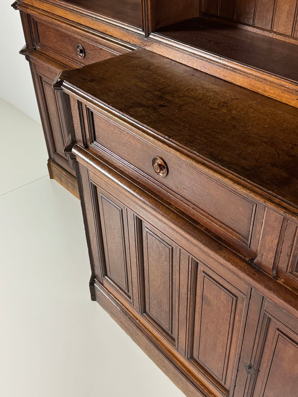 Giant Belgian Oak Library Bookcase, 1950s to 1960s, photo 19