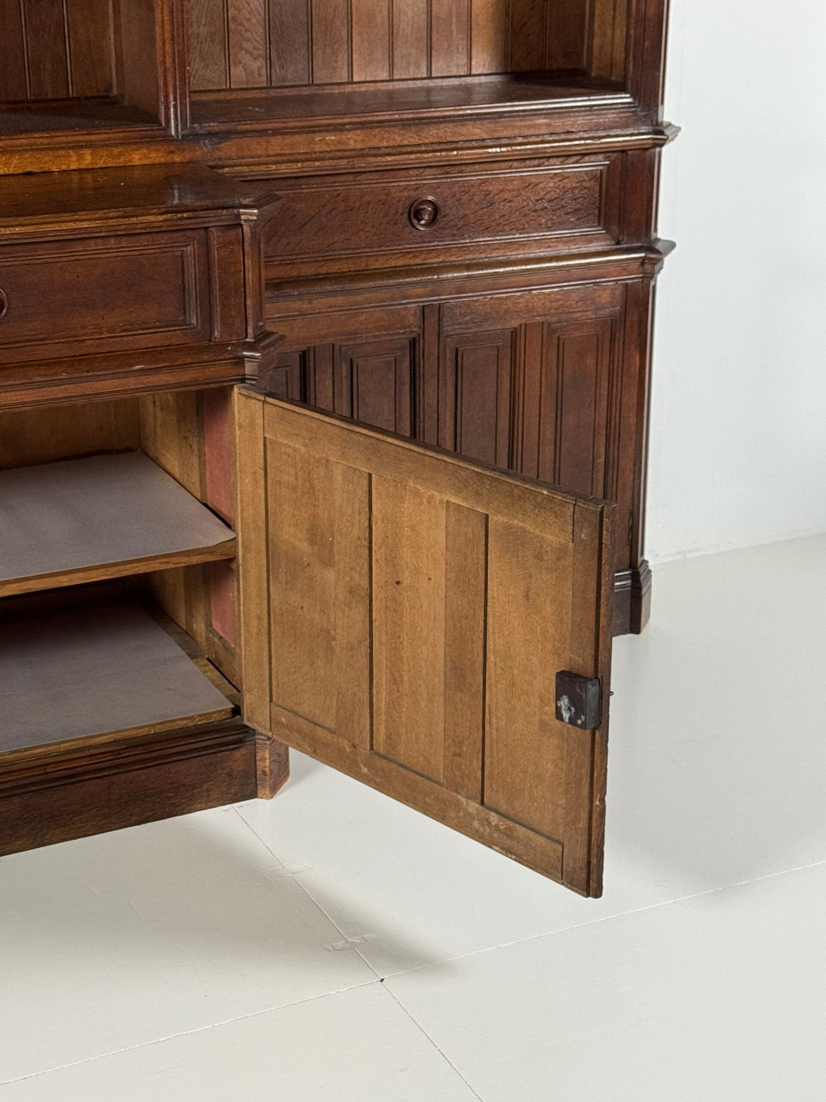 Giant Belgian Oak Library Bookcase, 1950s to 1960s, photo 24