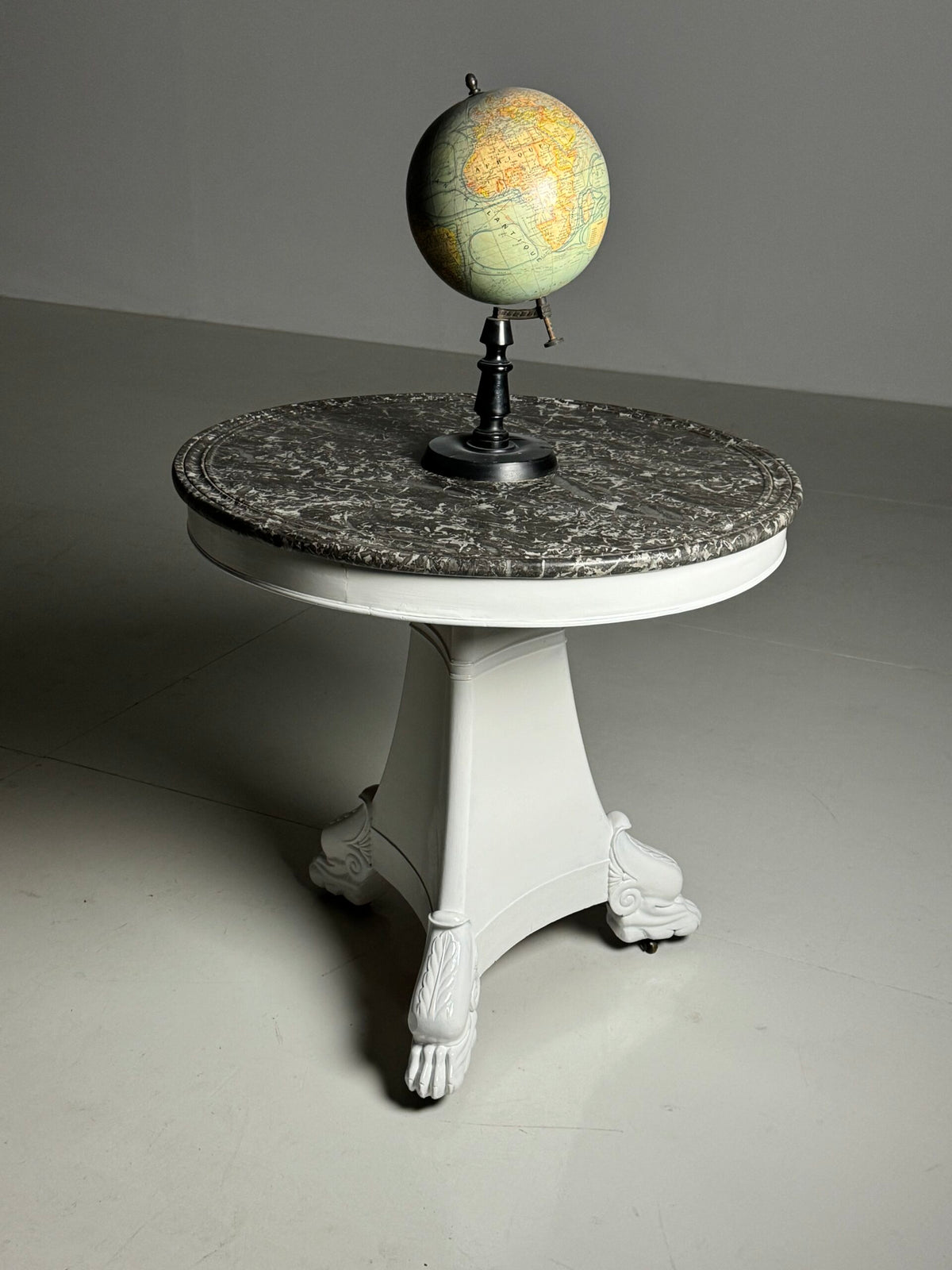 Early 19th Century White Painted Gueridon Center Table, France, photo 25