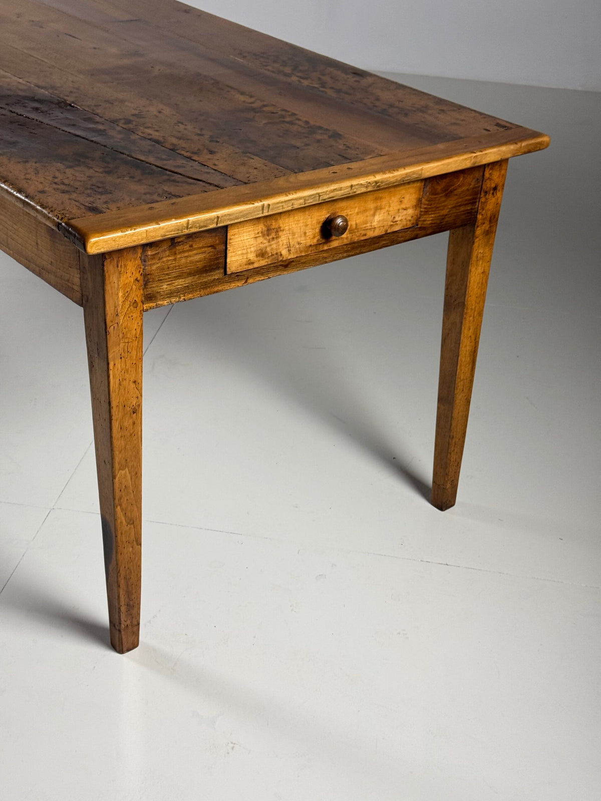French Farmhouse Dining Table with End Drawers, Early 19th Century, photo 22