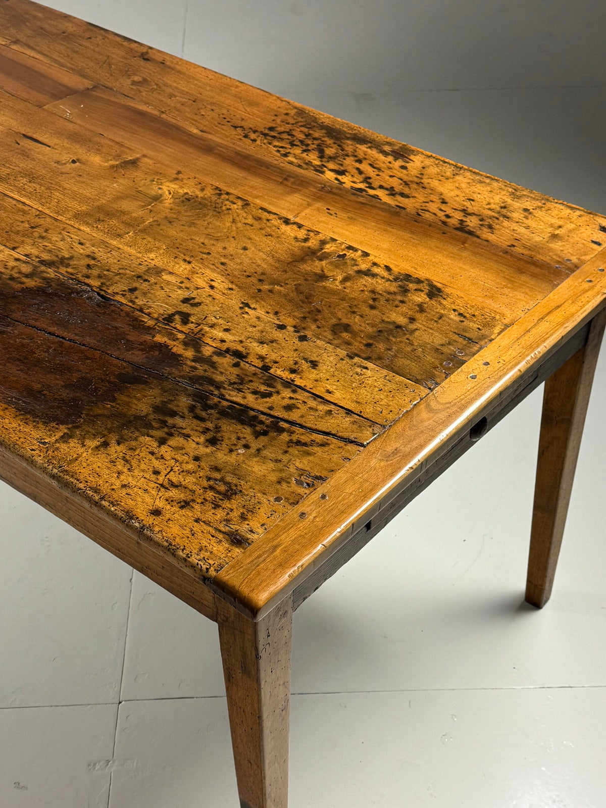French Farmhouse Dining Table with End Drawers, Early 19th Century, photo 18