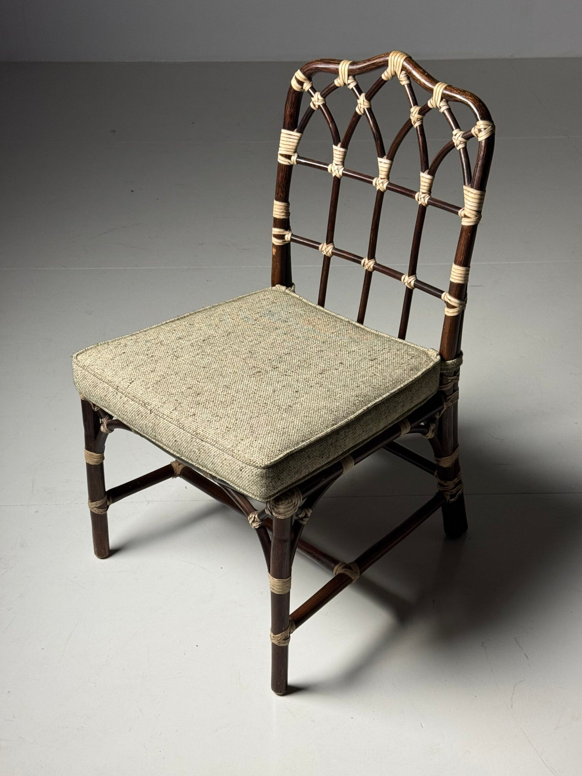 Set of Four Vintage Bentwood Dining Chairs with Bamboo Look, photo 17