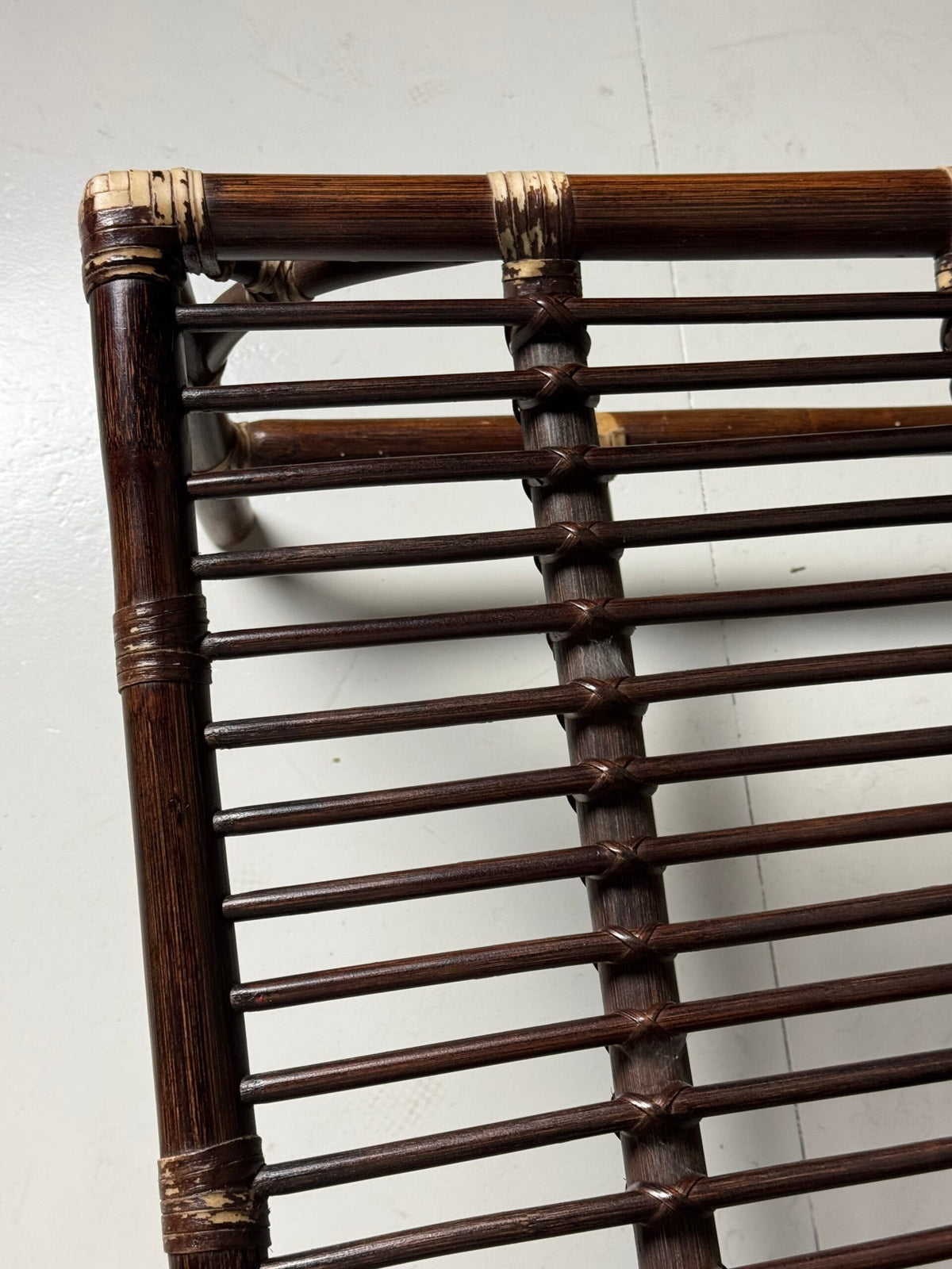 Set of Four Vintage Bentwood Dining Chairs with Bamboo Look, photo 6