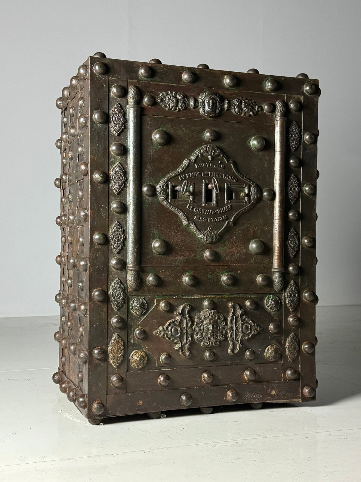 French Hobnail Safe by Magaud de Charf, Marseille, 1850 to 1890, photo 34