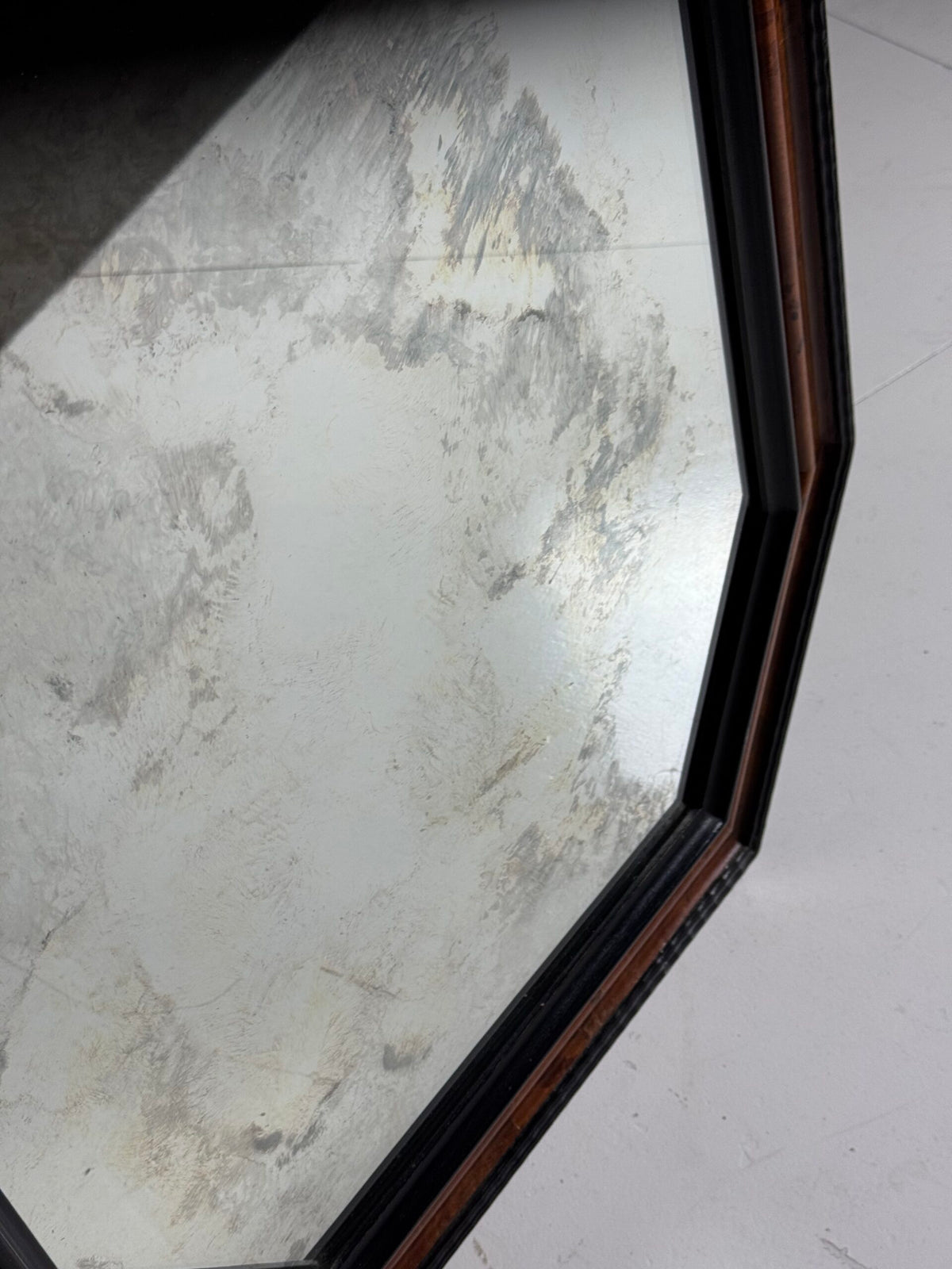 Dutch or Flemish Tortoiseshell Ripple Frame Mirror, Early 20th Century, photo 5