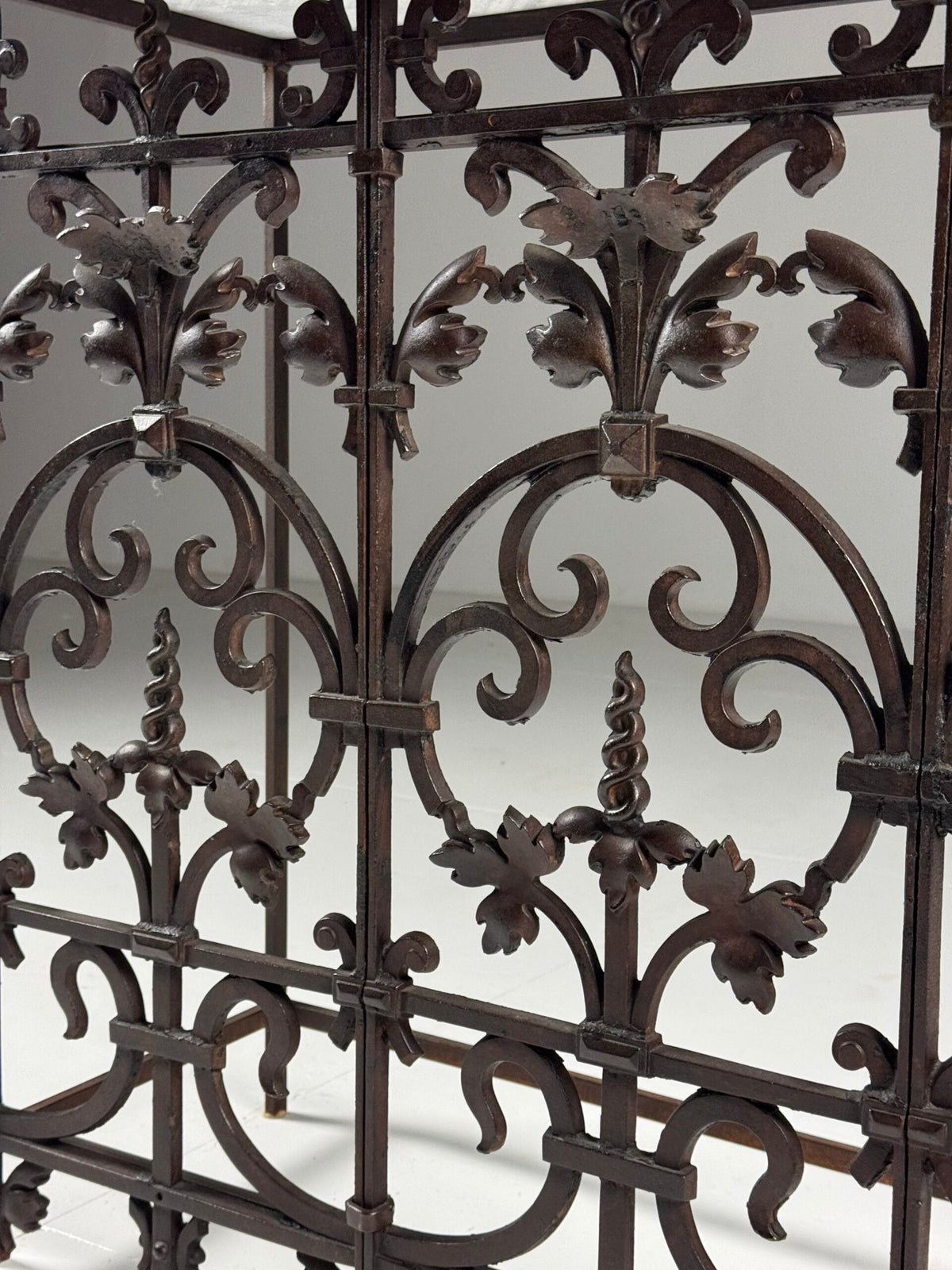 Belgian Cast Iron Console Table with Bluestone Top, photo 14