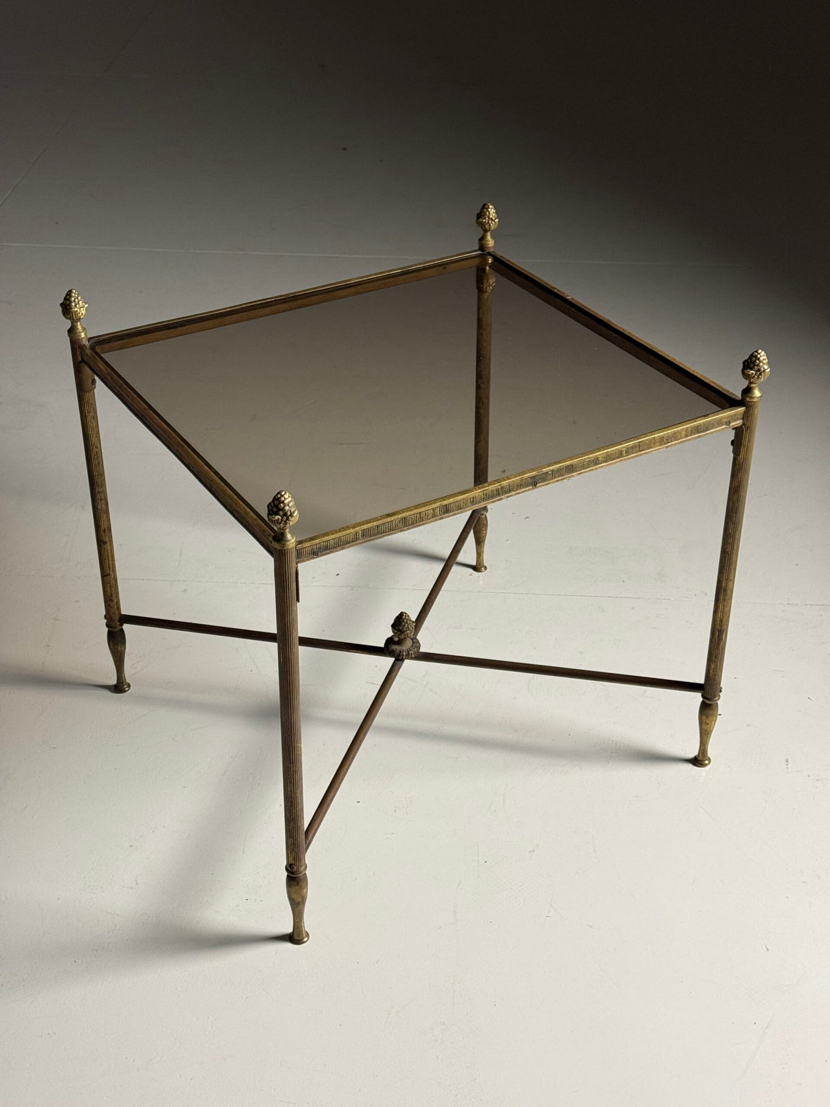 Brass Side Table in the Style of Maison Bagues, France, Mid 20th Century, photo 1
