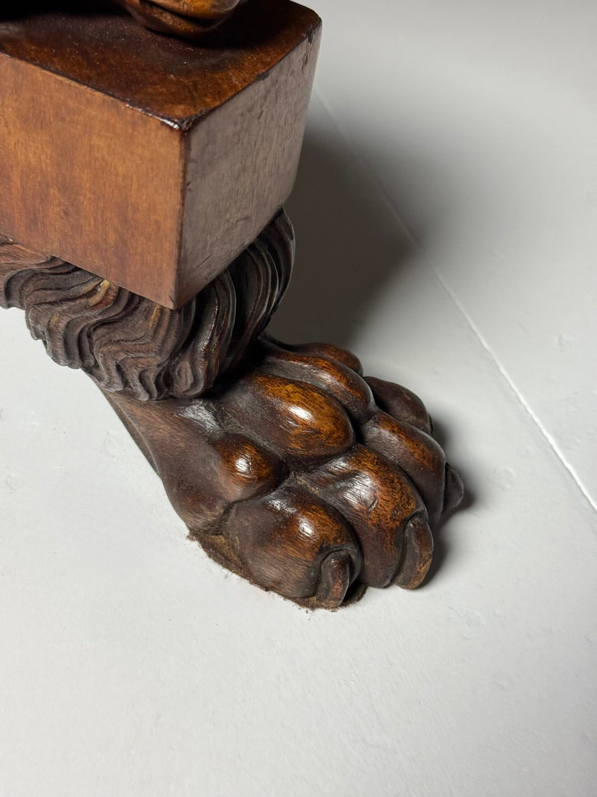 Italian Tripod Center Table with Inlaid Gemstone Marble Top, photo 19