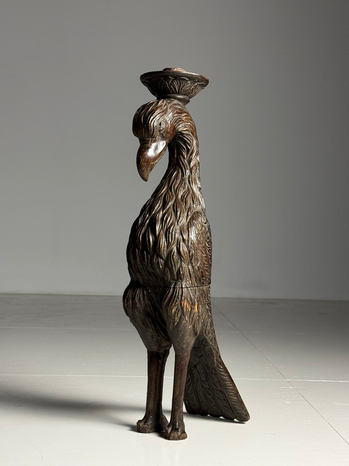 Pair of Hand Carved Wooden Eagles, France c. 1800, photo 22