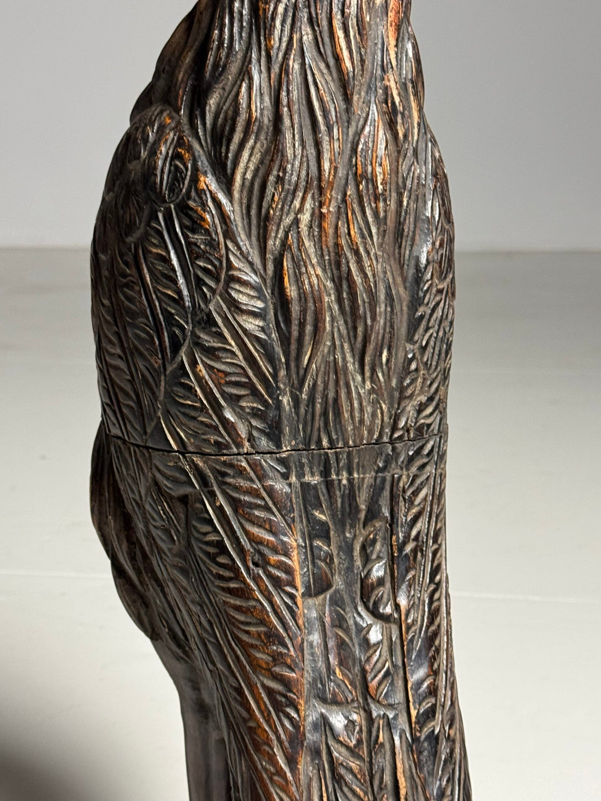 Pair of Hand Carved Wooden Eagles, France c. 1800, photo 17