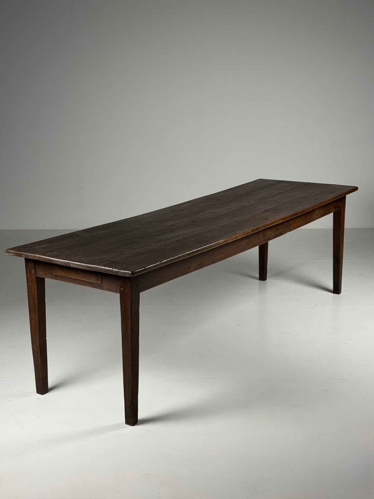 French Farmhouse Refectory Table with End Drawer, 258 cm, photo 1