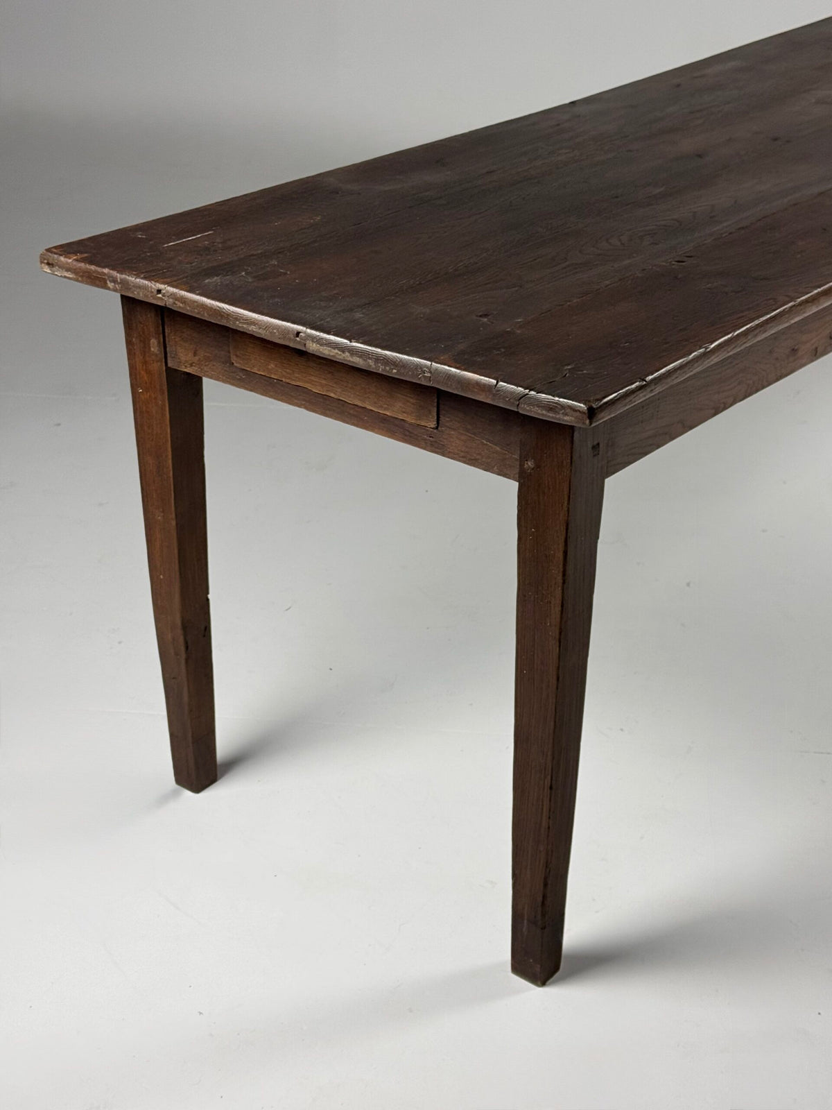 French Farmhouse Refectory Table with End Drawer, 258 cm, photo 9