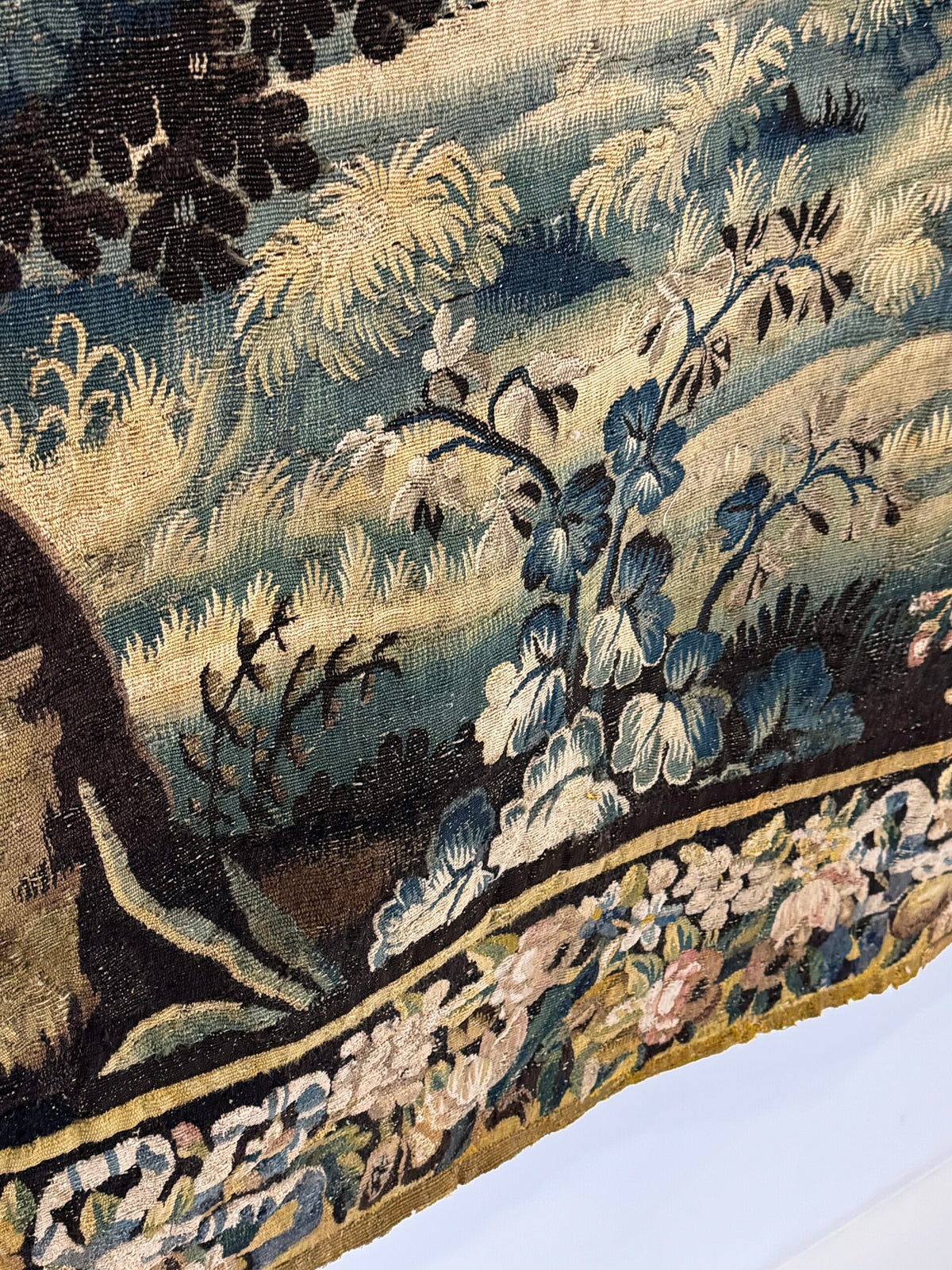 Large French Tapestry of an Exotic Chateau Garden, 18th Century, photo 10