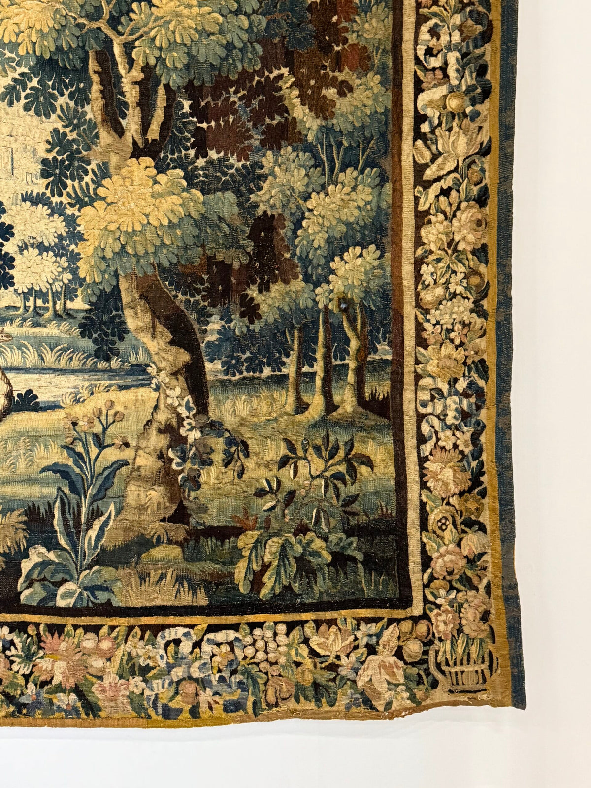 Large French Tapestry of an Exotic Chateau Garden, 18th Century, photo 21
