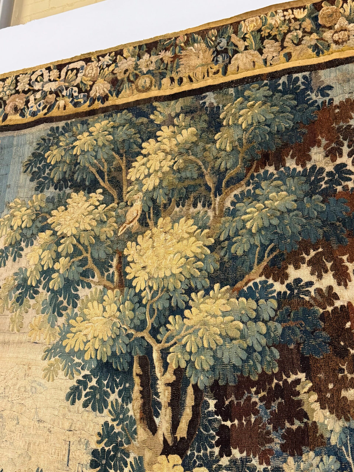 Large French Tapestry of an Exotic Chateau Garden, 18th Century, photo 32