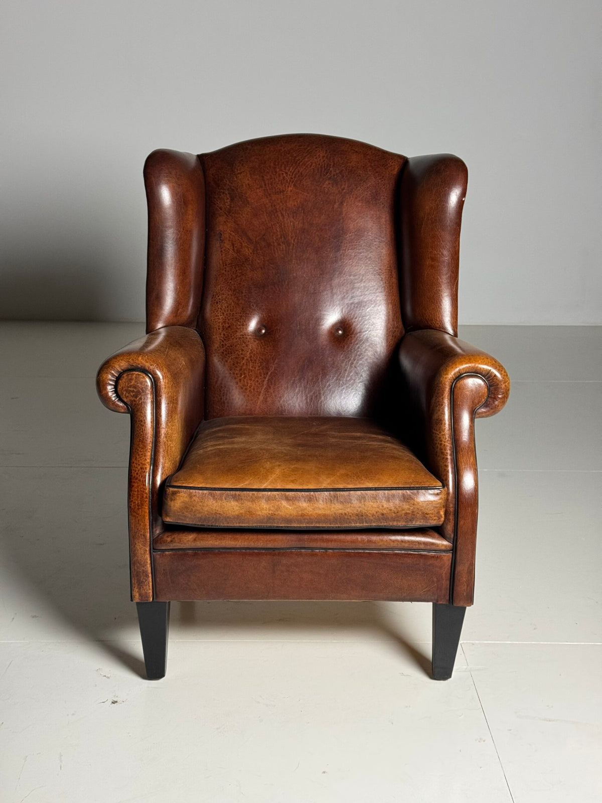 Sheepskin Wingback Club Armchair, photo 9