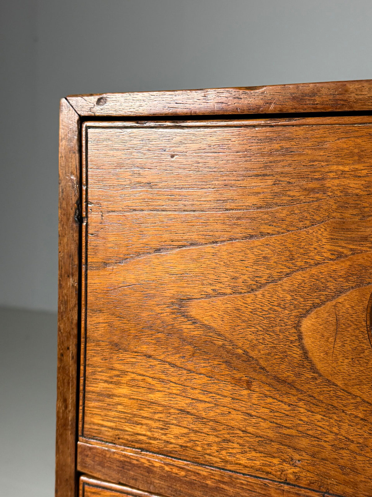 Anglo-Indian Teak Campaign Chest of Drawers, 19th Century, photo 21