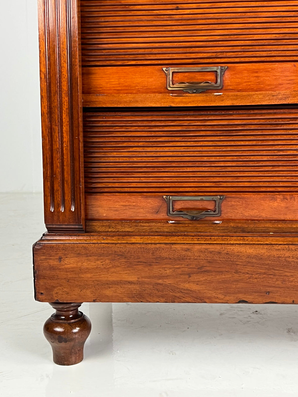 Mahogany Filing Cabinet with Roller Shutters, Belgium, Early 20th Century, photo 18