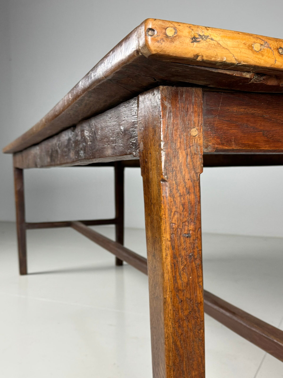 French Farmhouse Refectory Dining Table, Late 18th Century, photo 10
