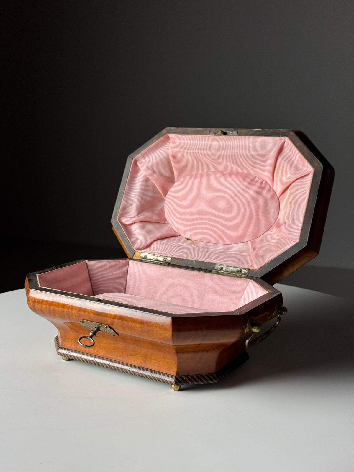 English Musical Jewellery Box with Swiss Movement, c. 1820 to 1860, photo 9