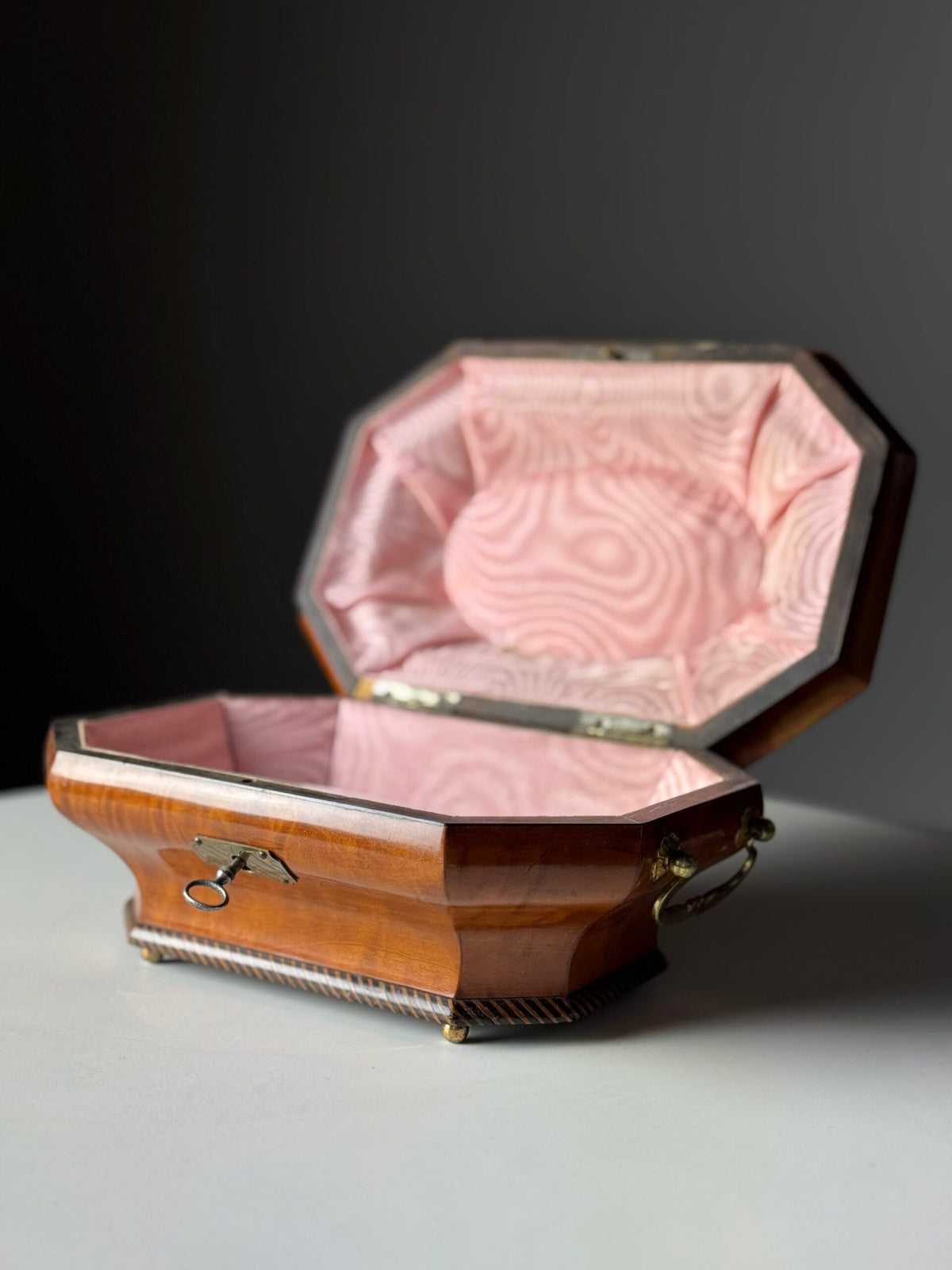 English Musical Jewellery Box with Swiss Movement, c. 1820 to 1860, photo 23