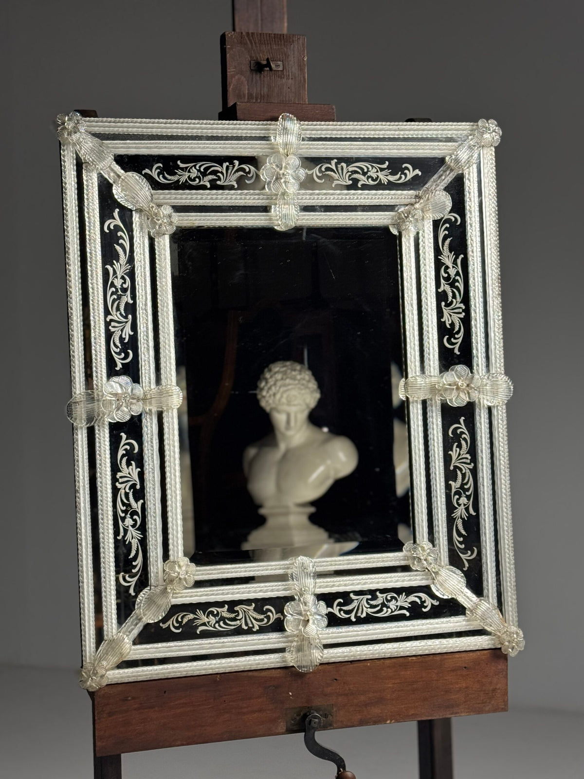 Venetian Murano Glass Mirror, 1950s, photo 22