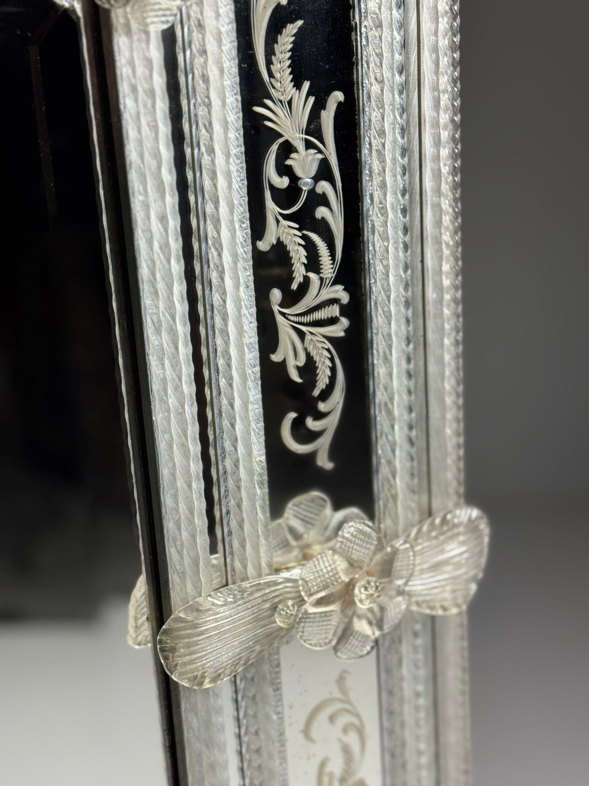 Venetian Murano Glass Mirror, 1950s, photo 18