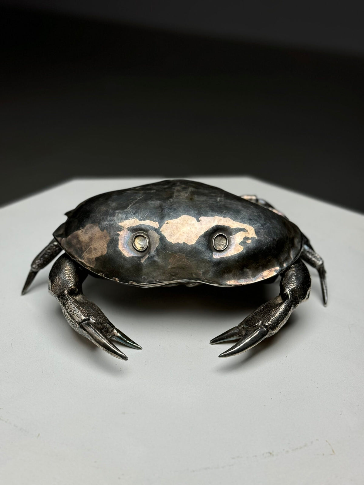 Silver Plated Crab in the Style of Franco Lapini, Spain c. 1960, photo 2