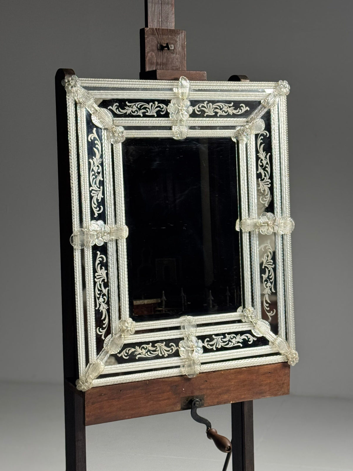 Venetian Murano Glass Mirror, 1950s, photo 6